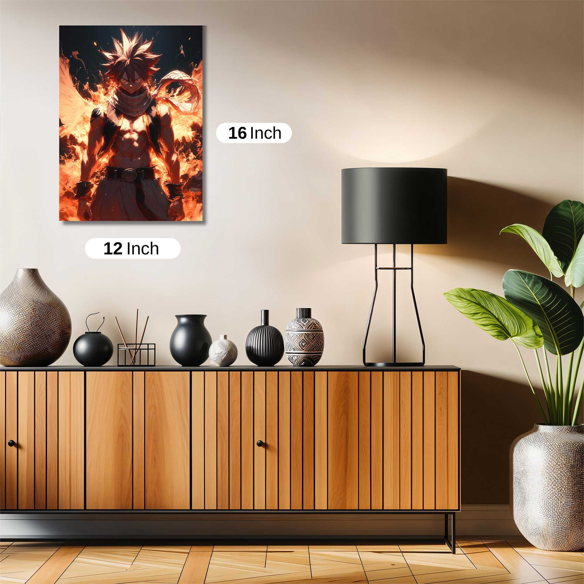 Natsu Fiery Safe Wall Magnetic / M