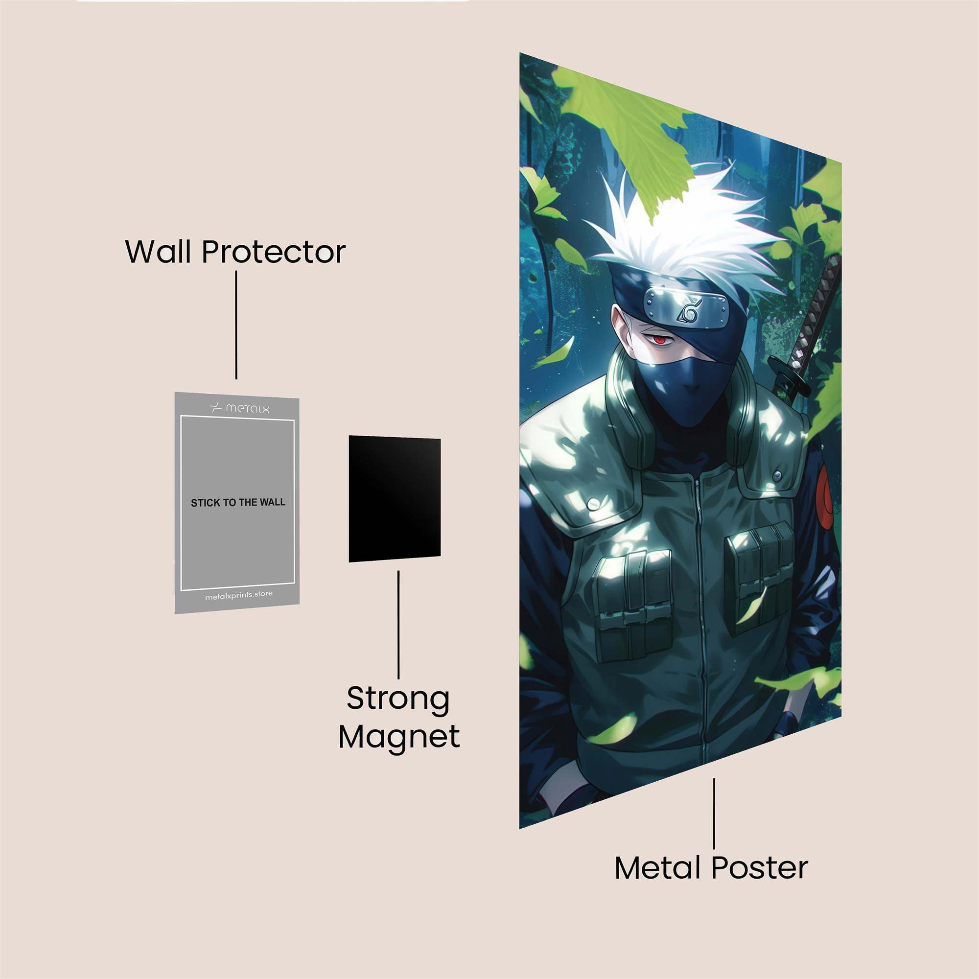Kakashi Serene Safe Wall Magnetic / M