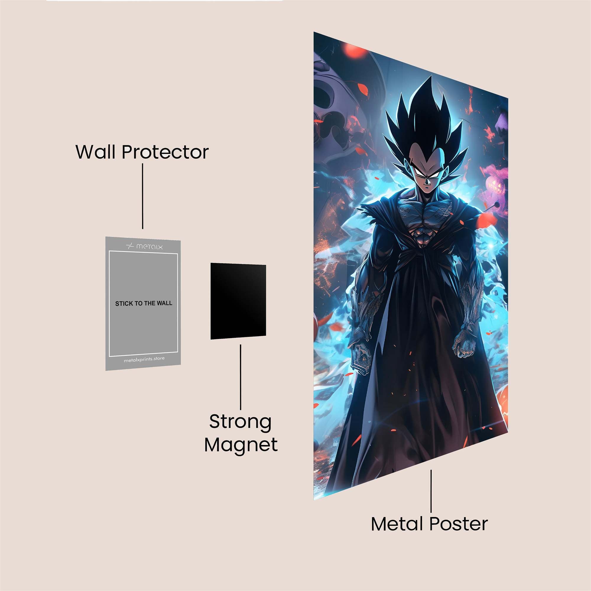 Vegeta Vortex Safe Wall Magnetic / M