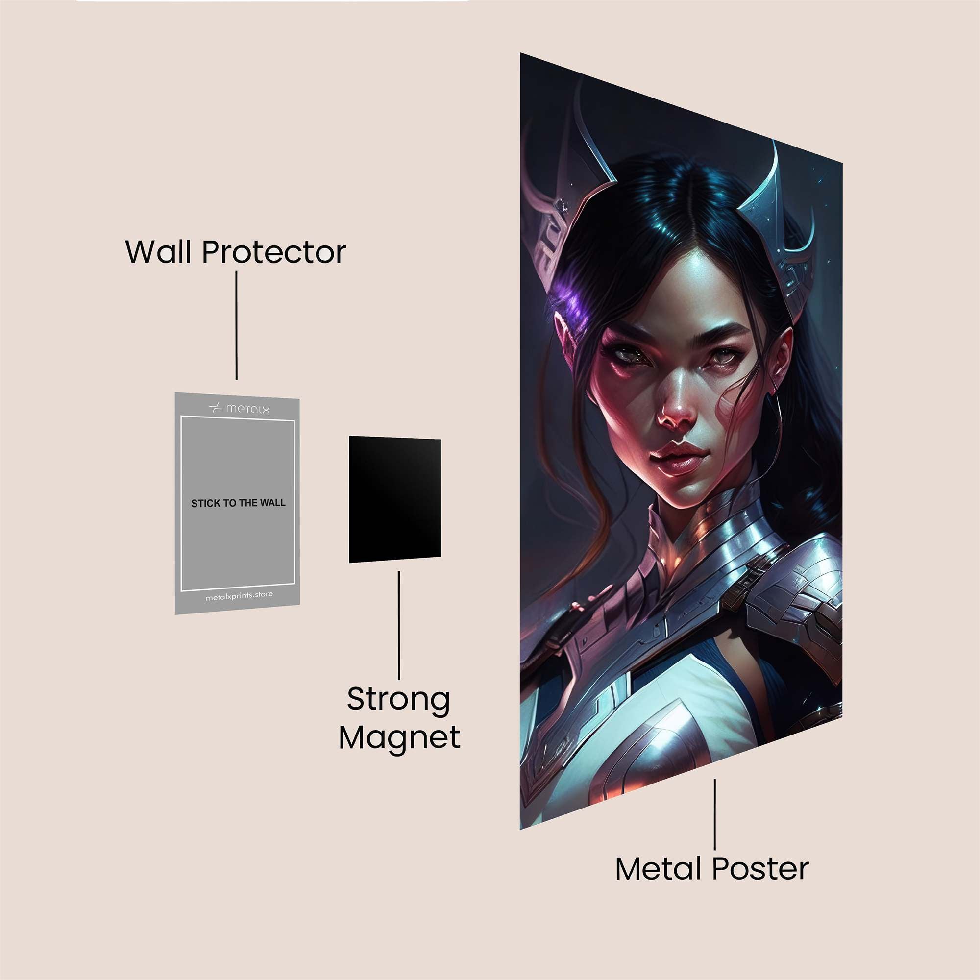 Elf Enigmatic Safe Wall Magnetic / M