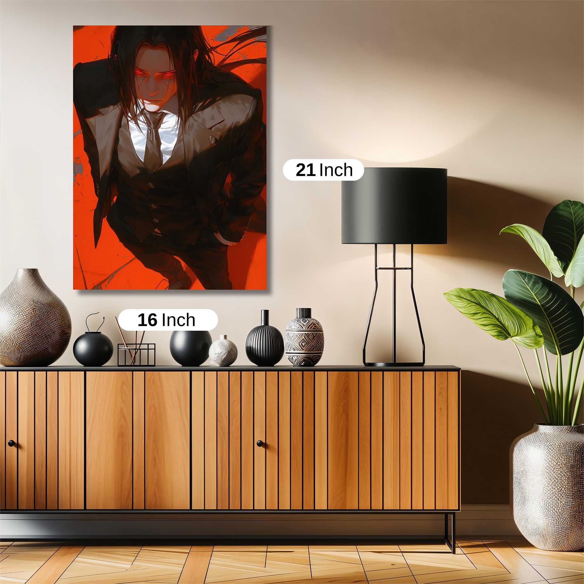 Glowing Menace Safe Wall Magnetic / M