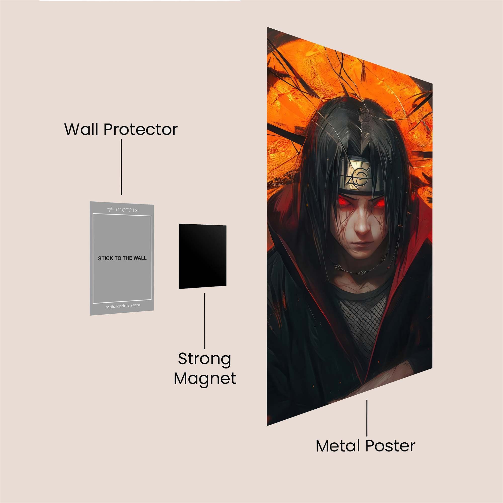 Itachi Eclipse Safe Wall Magnetic / M