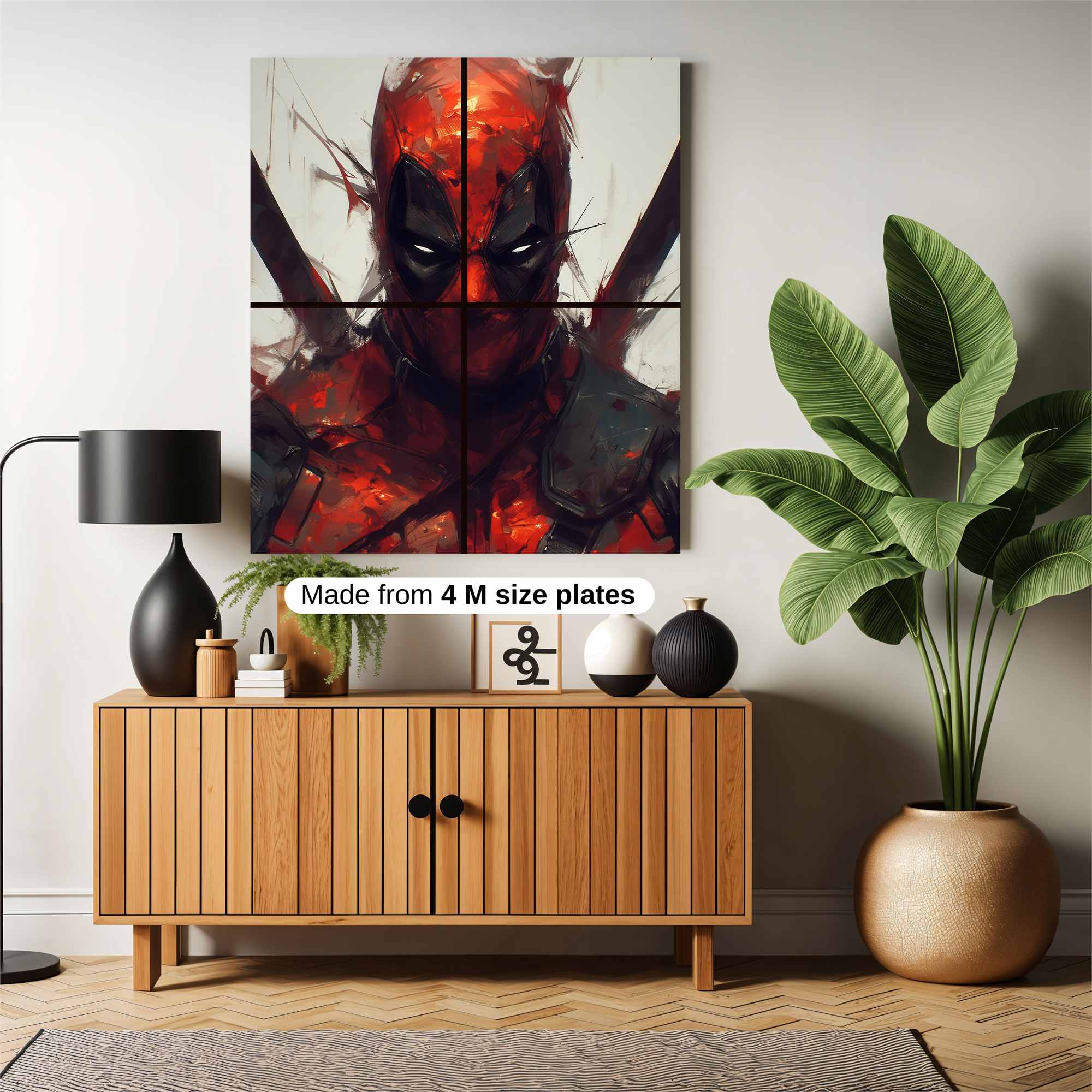 Deadpool Ferocity Safe Wall Magnetic / M