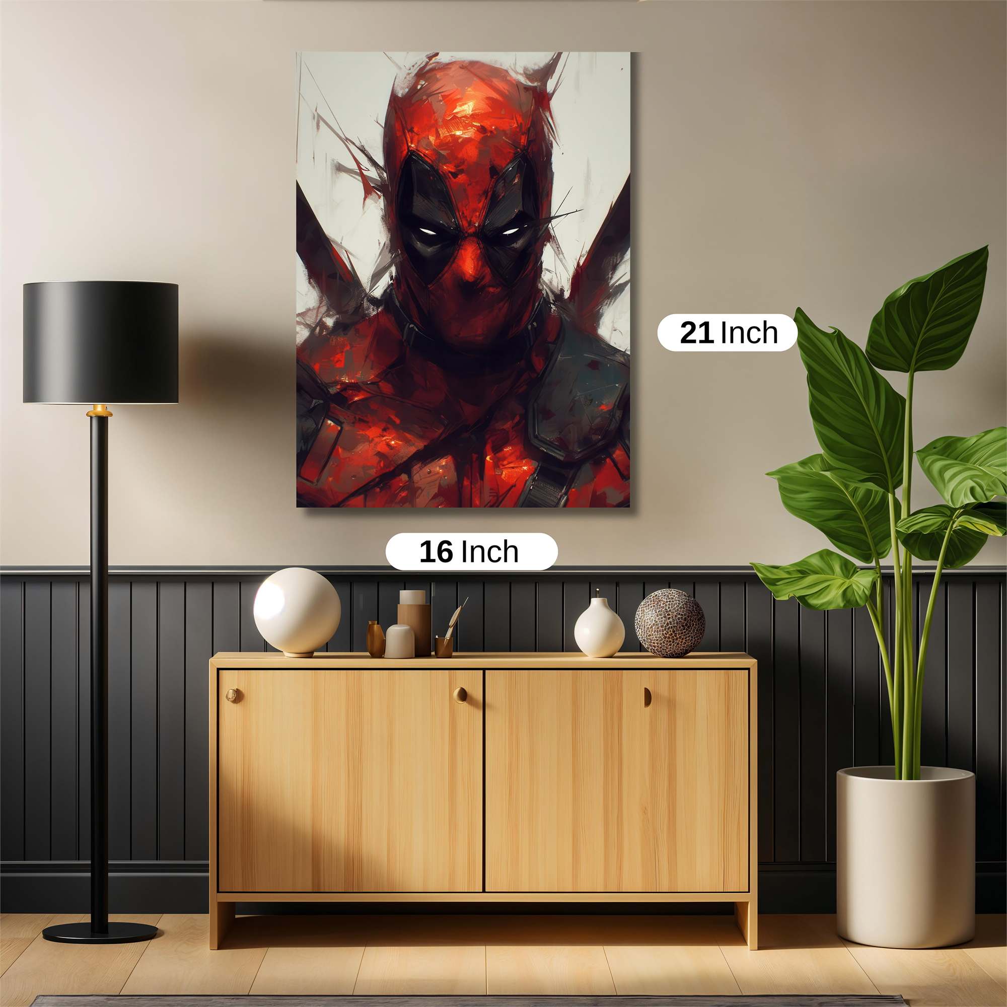 Deadpool Ferocity Safe Wall Magnetic / M