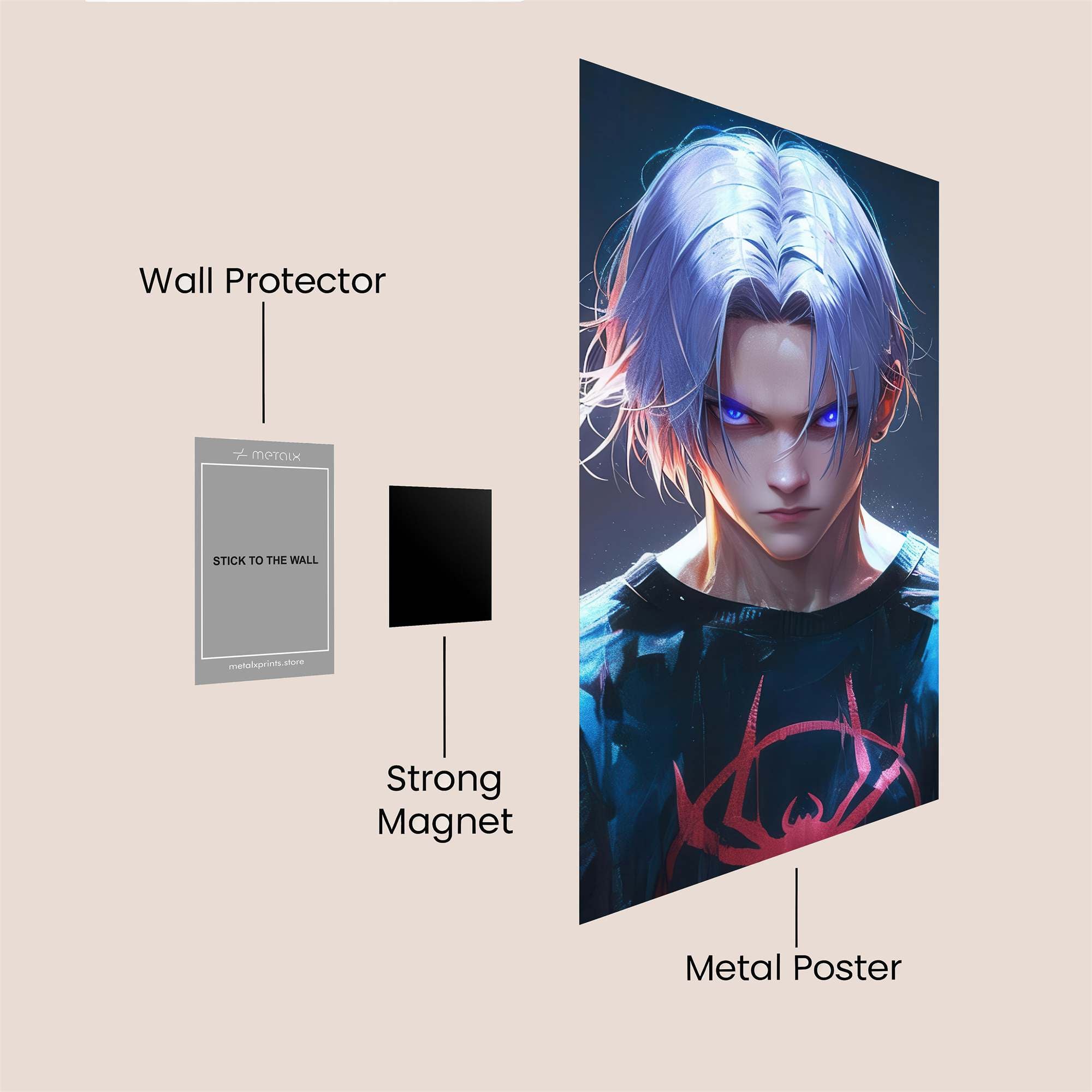 Spider Intensity Safe Wall Magnetic / M