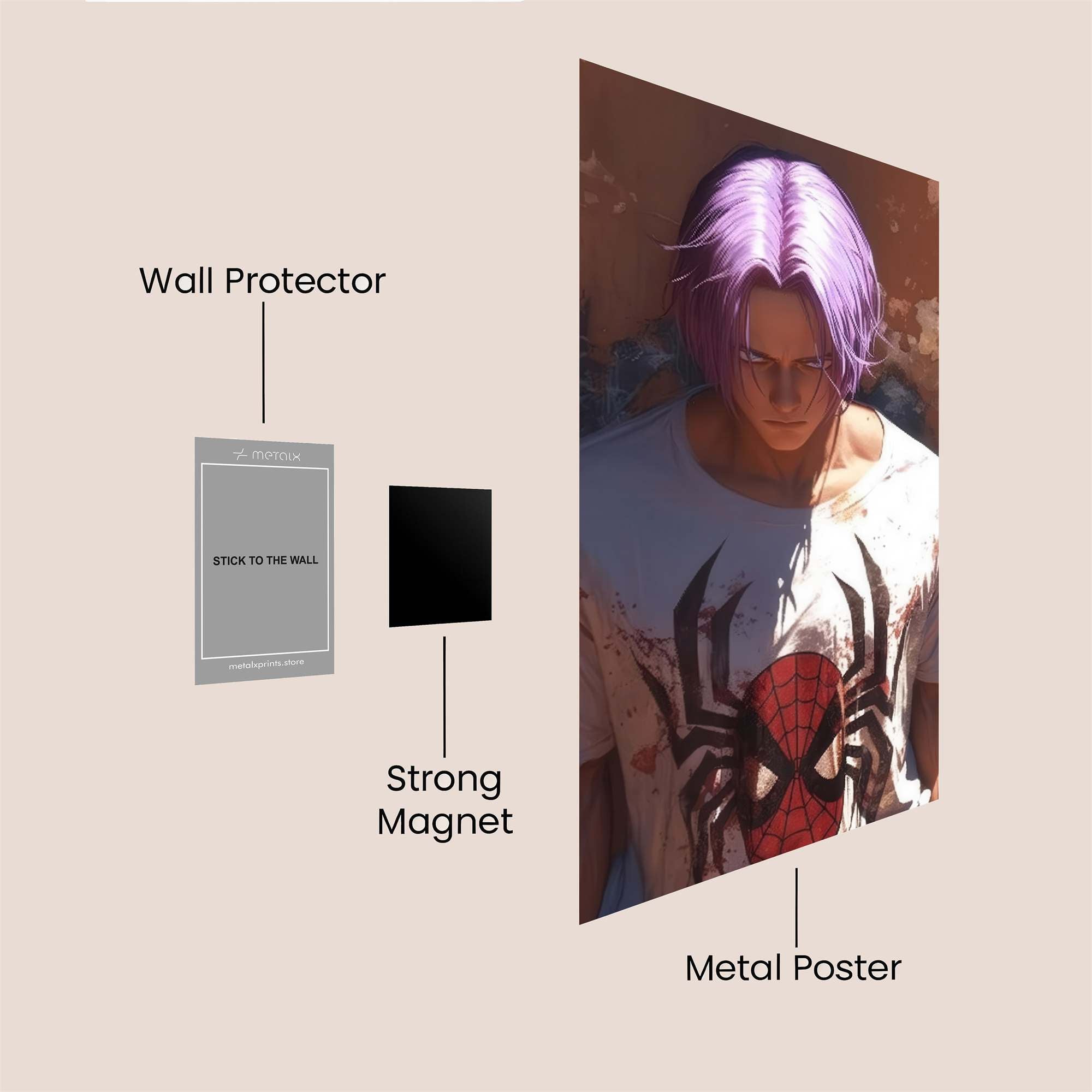 Violet Intensity Safe Wall Magnetic / M