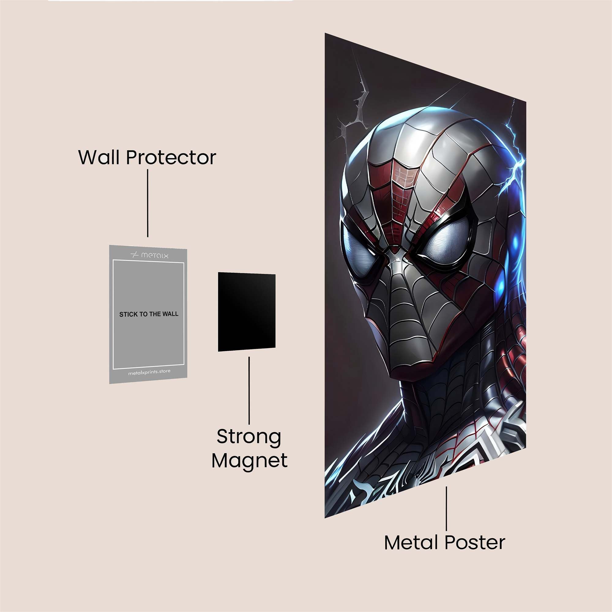 Spider Intense Safe Wall Magnetic / M