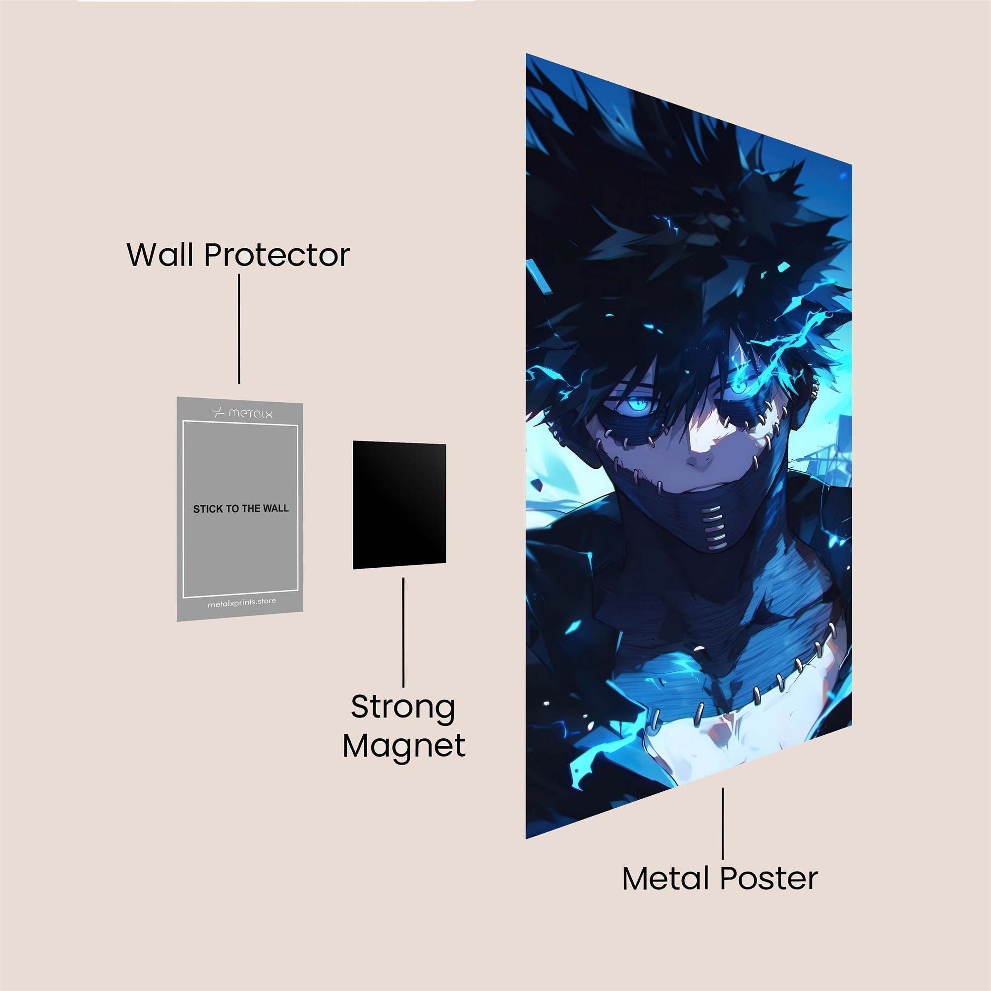 Dabi Menace Safe Wall Magnetic / M