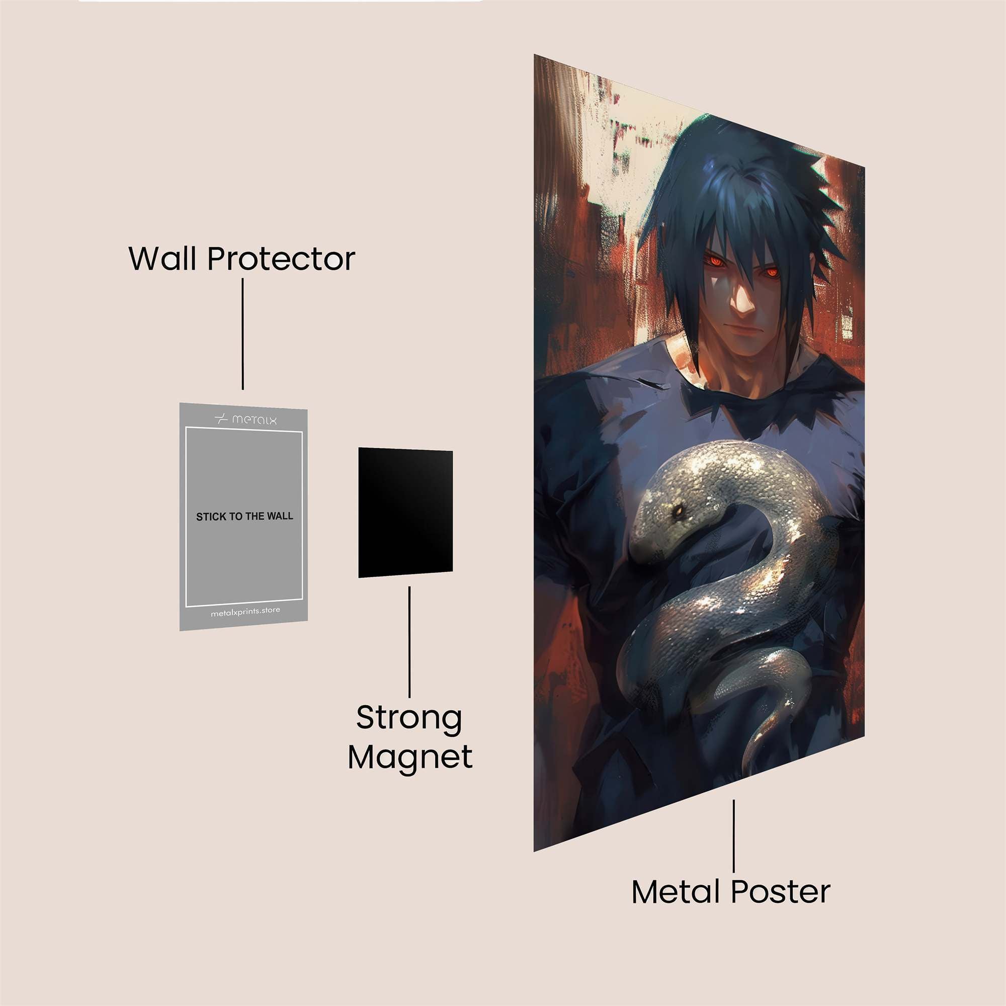 Sasuke Sinister Safe Wall Magnetic / M