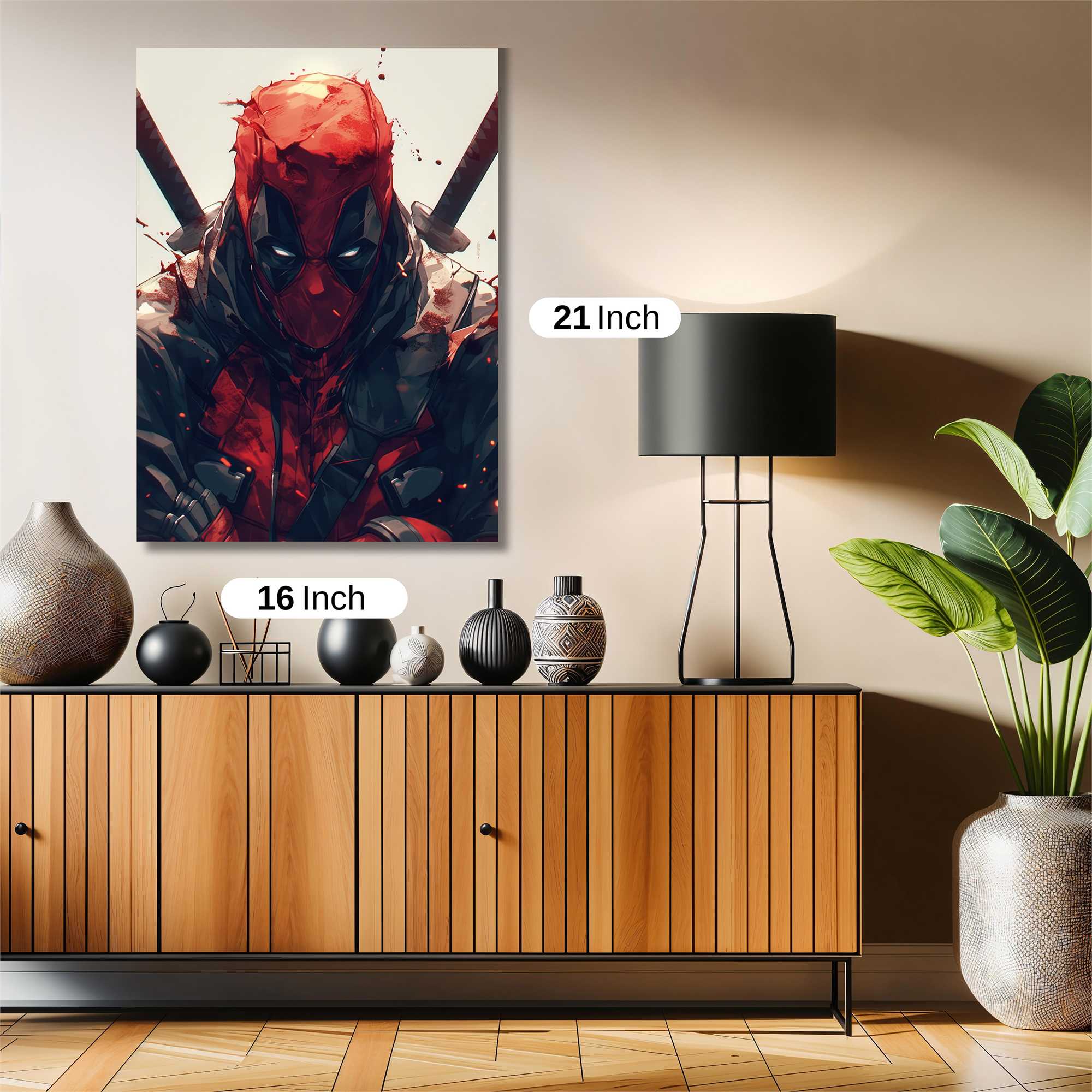 Deadpool Menace Safe Wall Magnetic / M