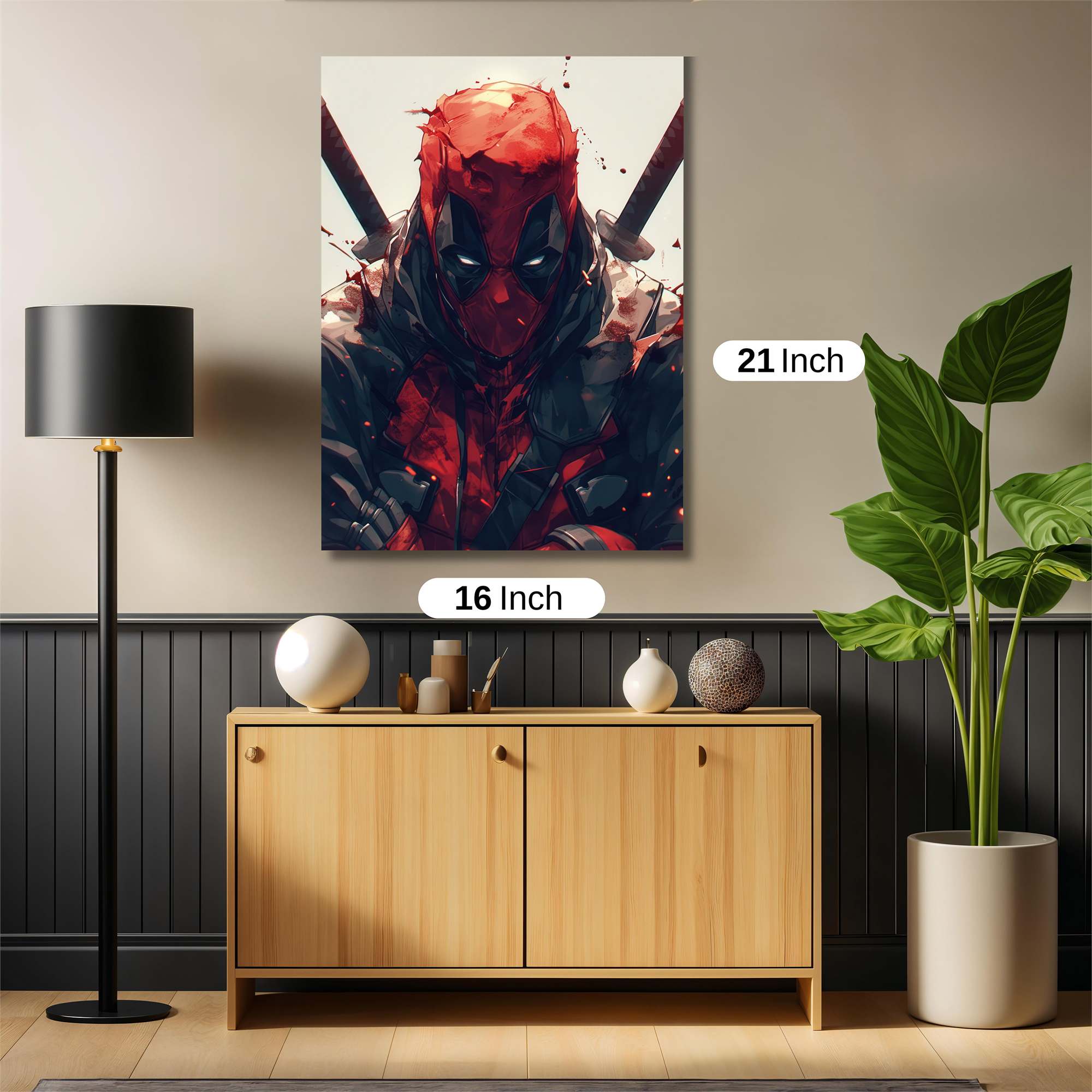 Deadpool Menace Safe Wall Magnetic / M