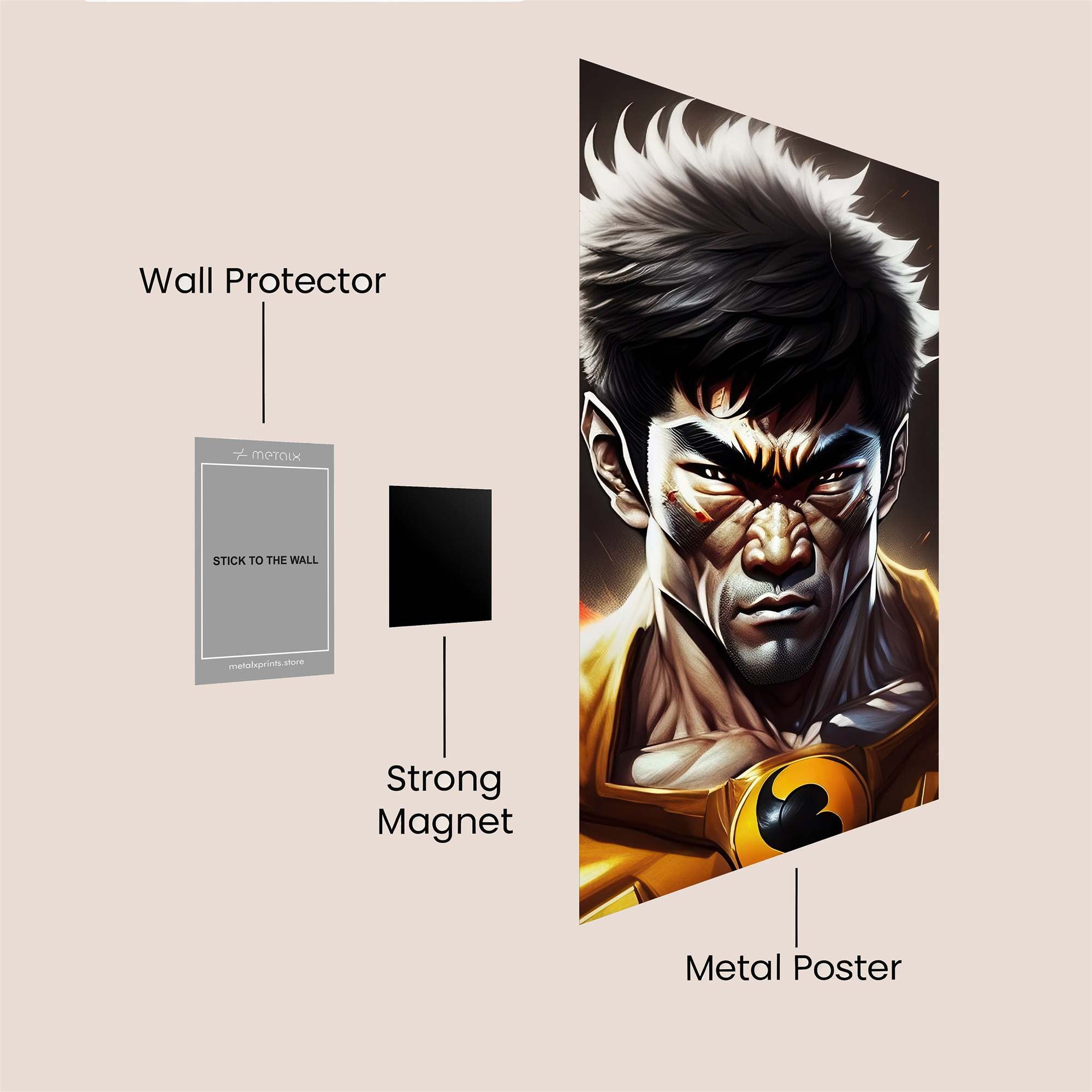 Bruce Blaze Safe Wall Magnetic / M