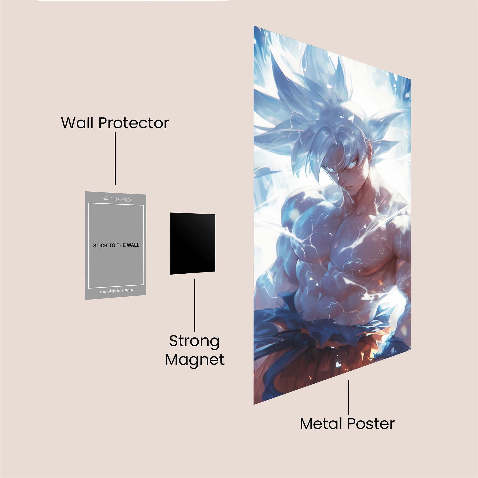 Goku Radiant Safe Wall Magnetic / M