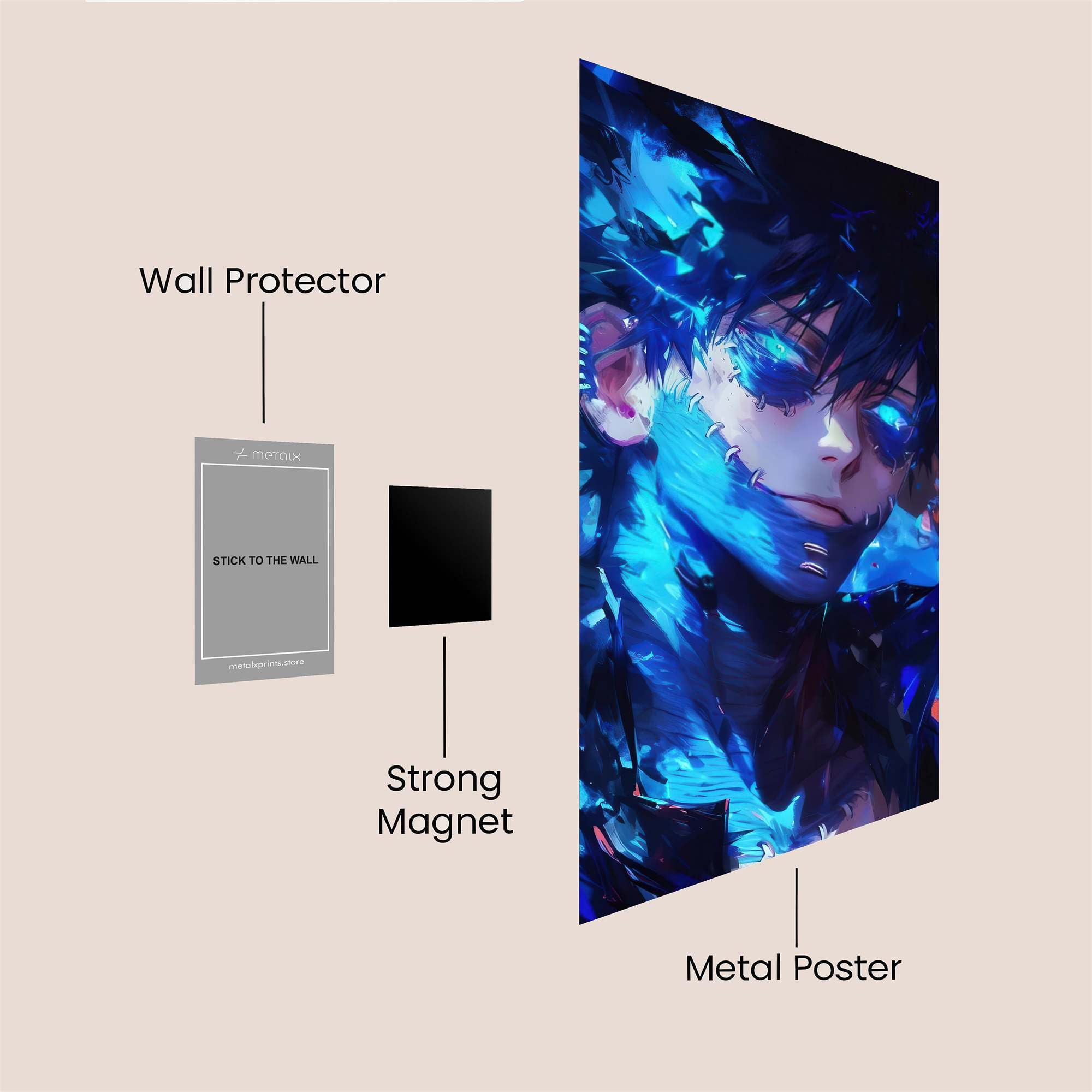 Dabi Enigmatic Safe Wall Magnetic / M