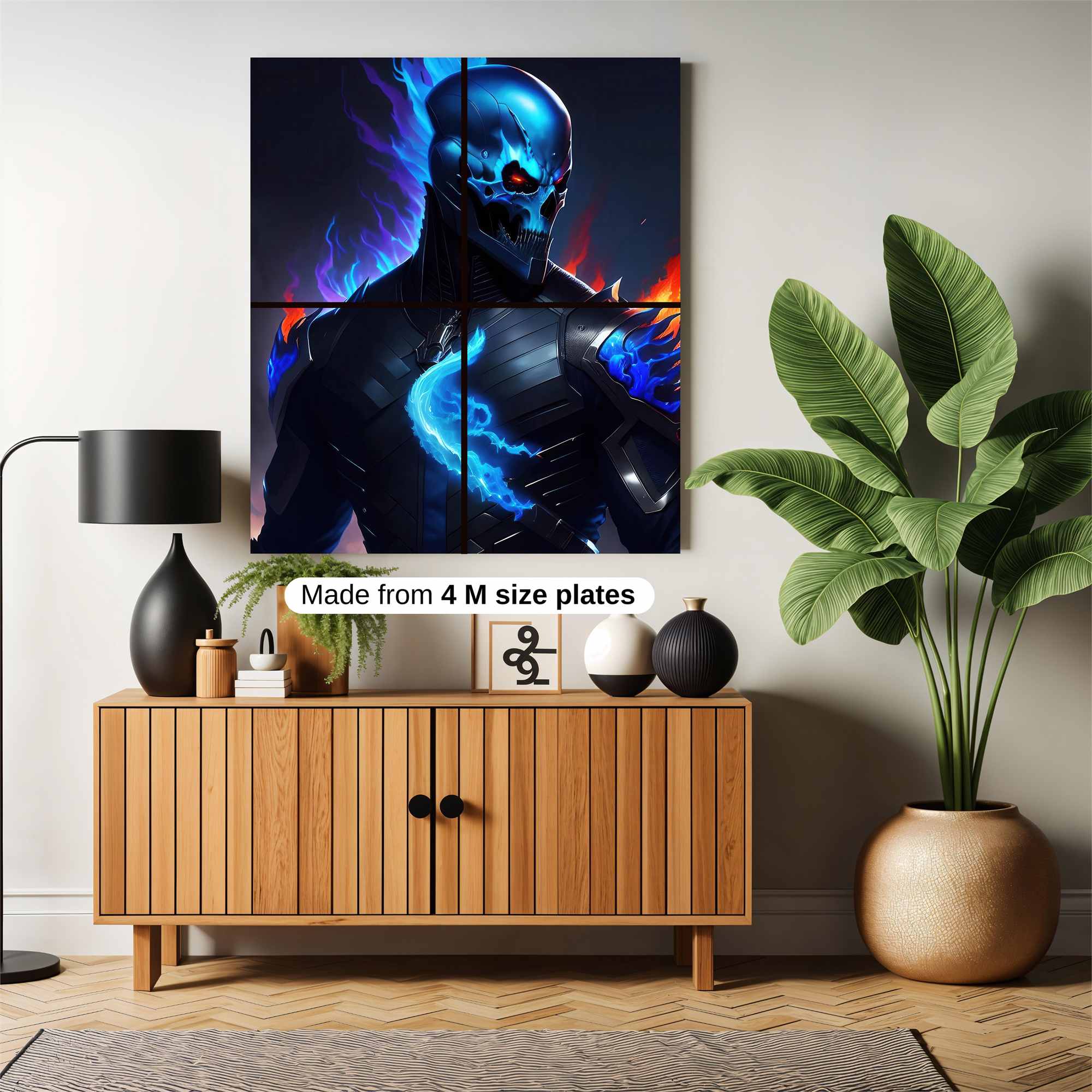 Ghostly Blaze Safe Wall Magnetic / M