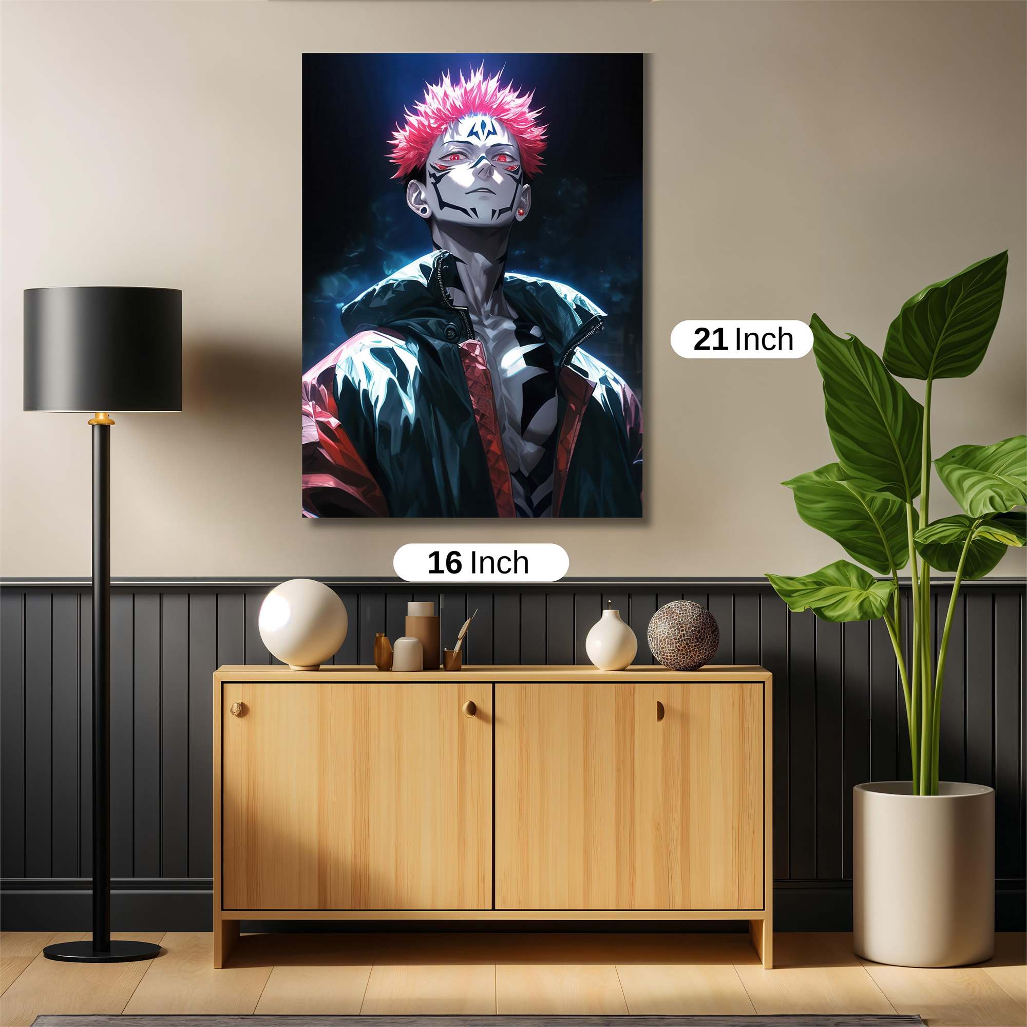 Sukuna Sinister Safe Wall Magnetic / M