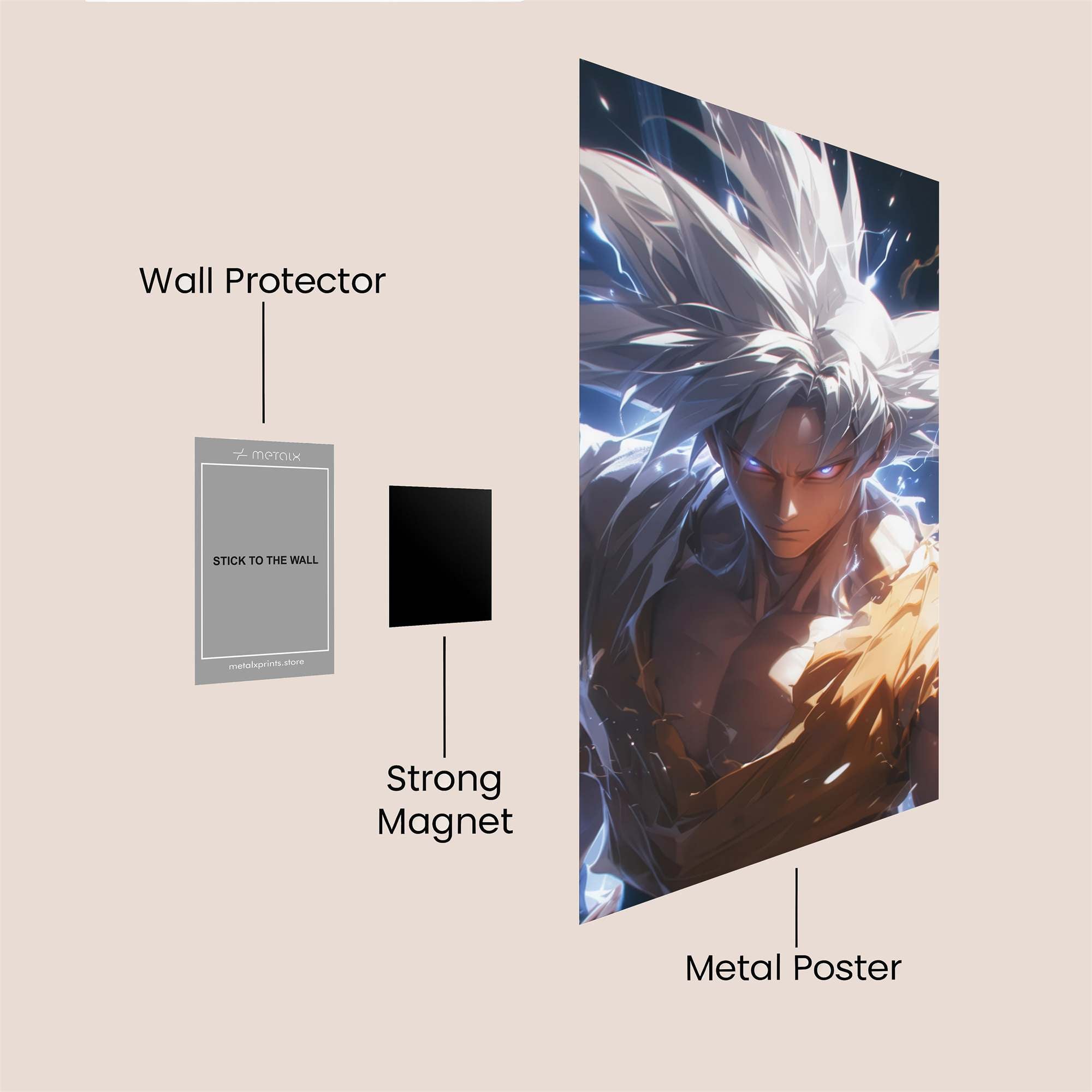 Goku Radiant Safe Wall Magnetic / M