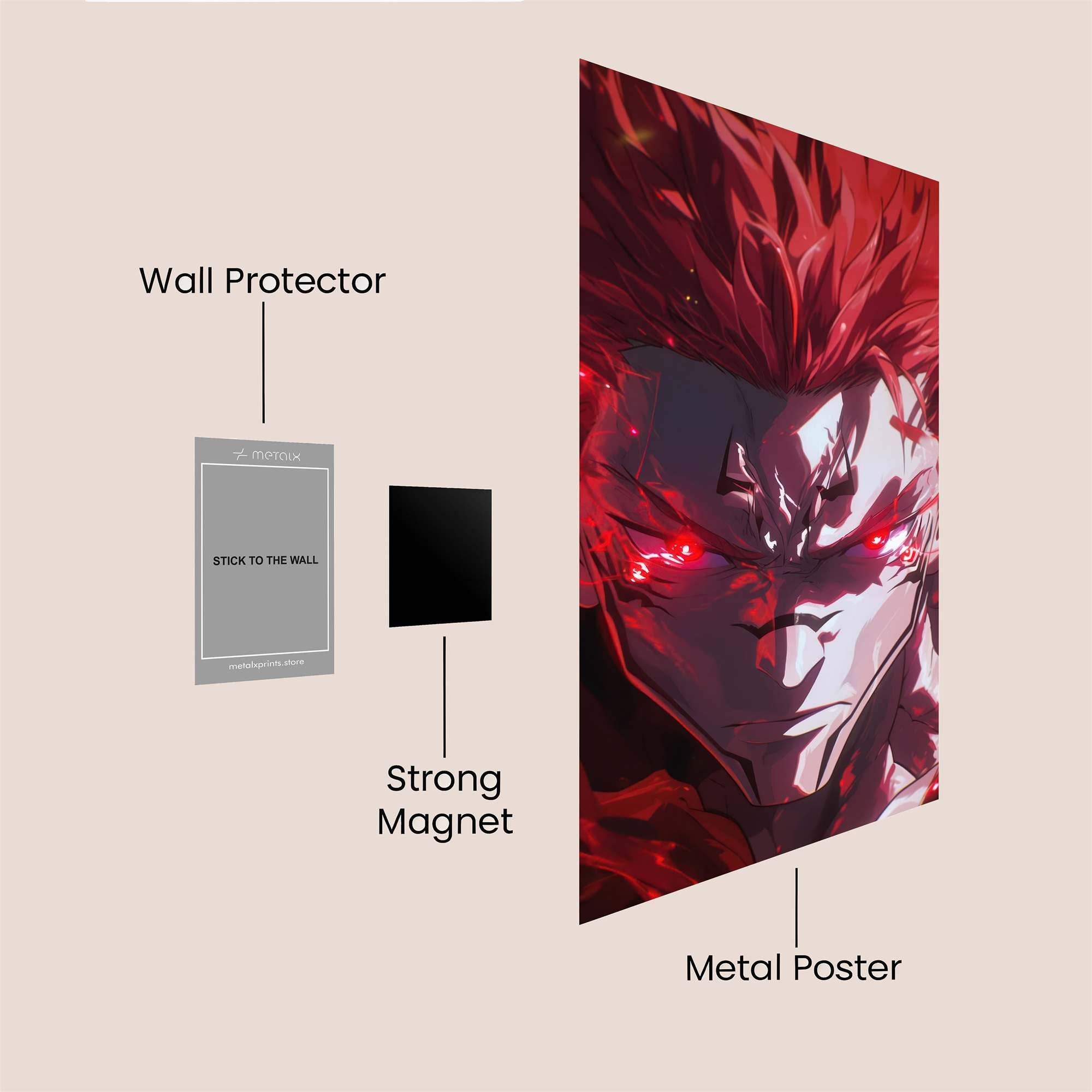 Akaza Frenzy Safe Wall Magnetic / M