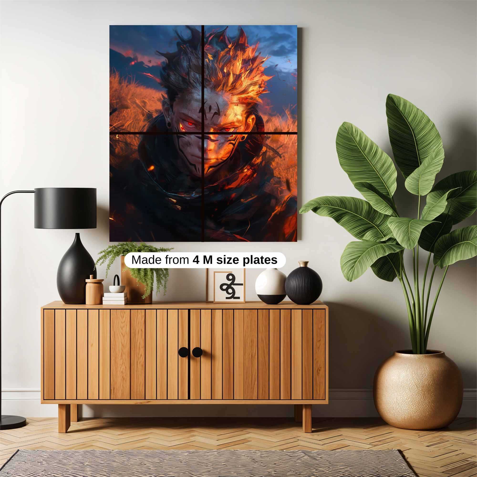 Sukuna Inferno Safe Wall Magnetic / M