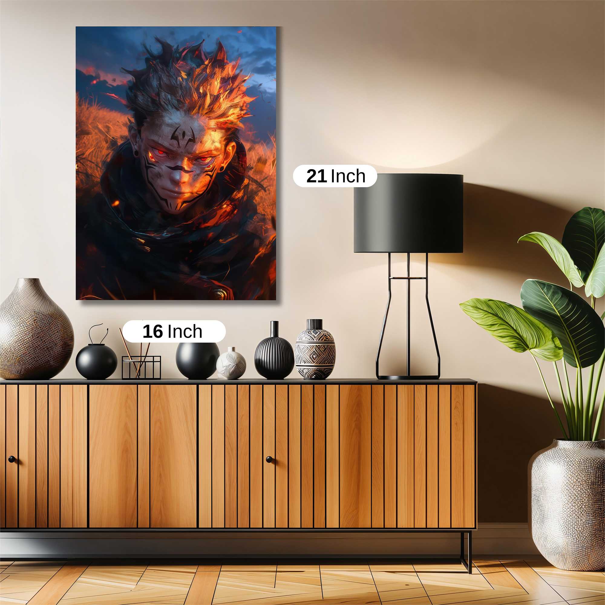 Sukuna Inferno Safe Wall Magnetic / M