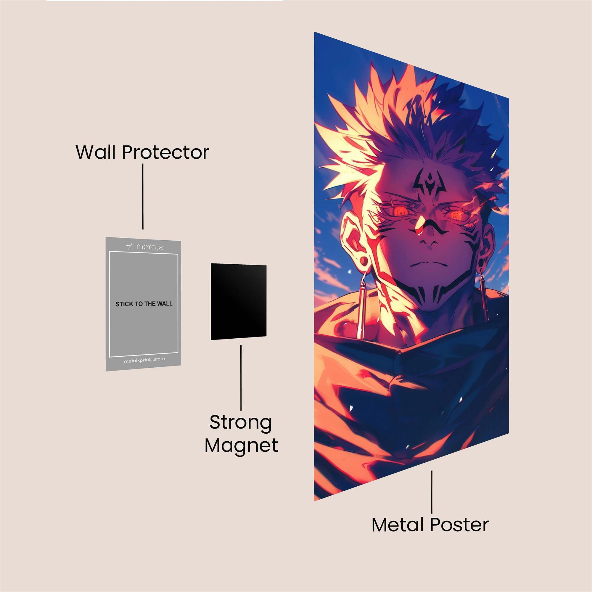 Sukuna Serene Safe Wall Magnetic / M