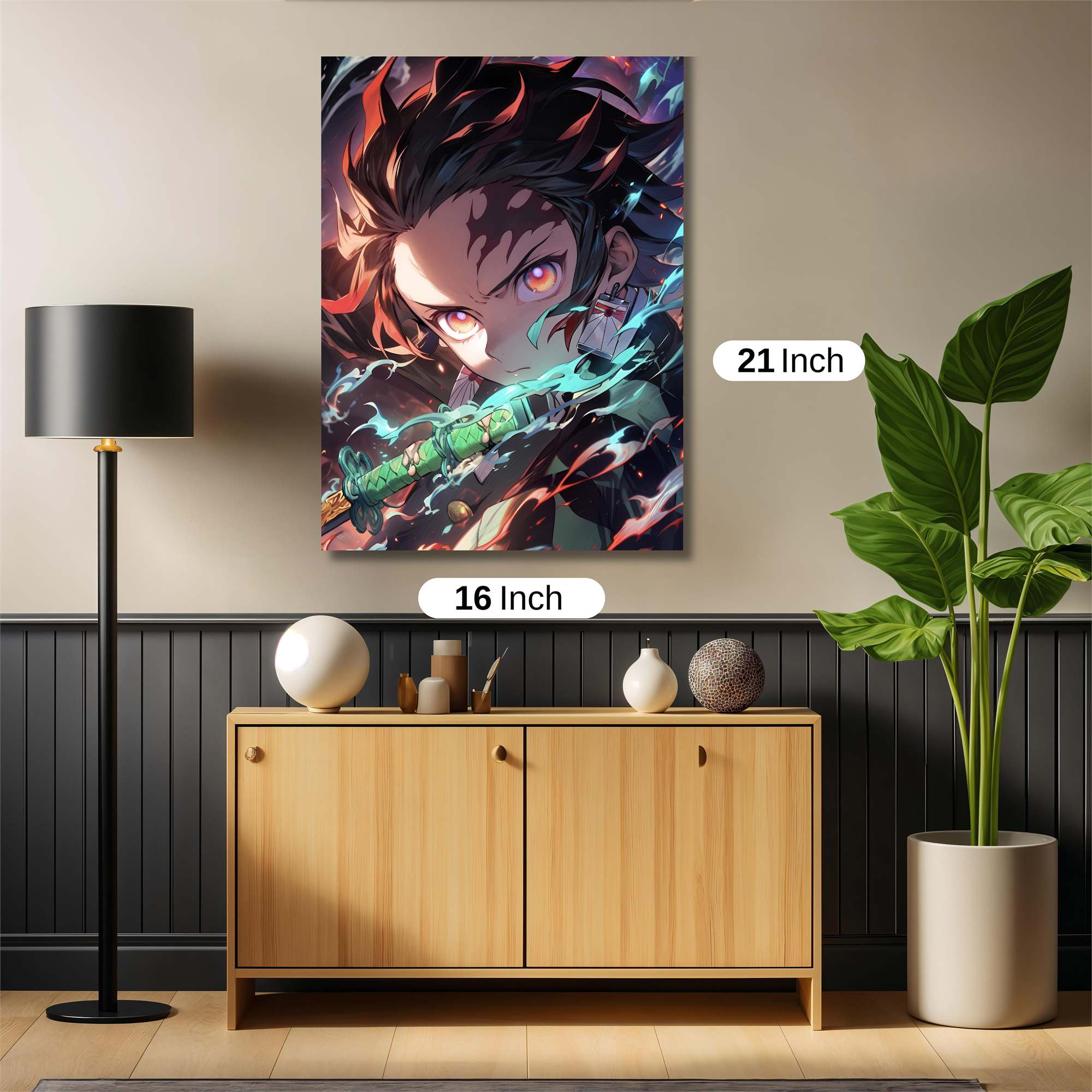 Tanjiro Tempest Safe Wall Magnetic / M