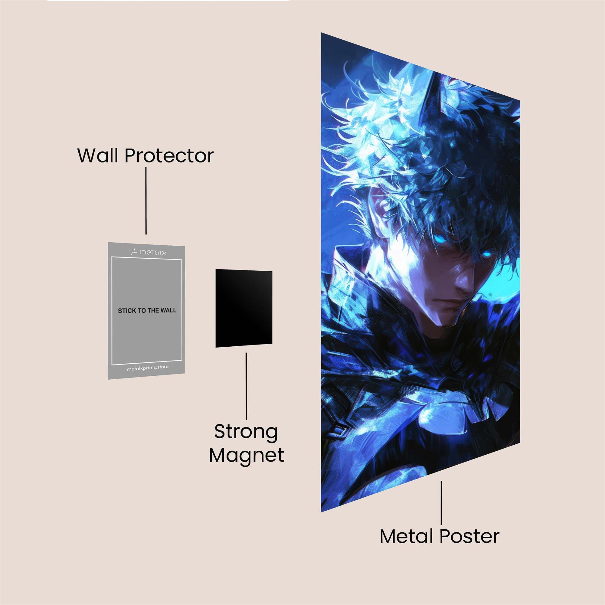 Demon Whisper Safe Wall Magnetic / M