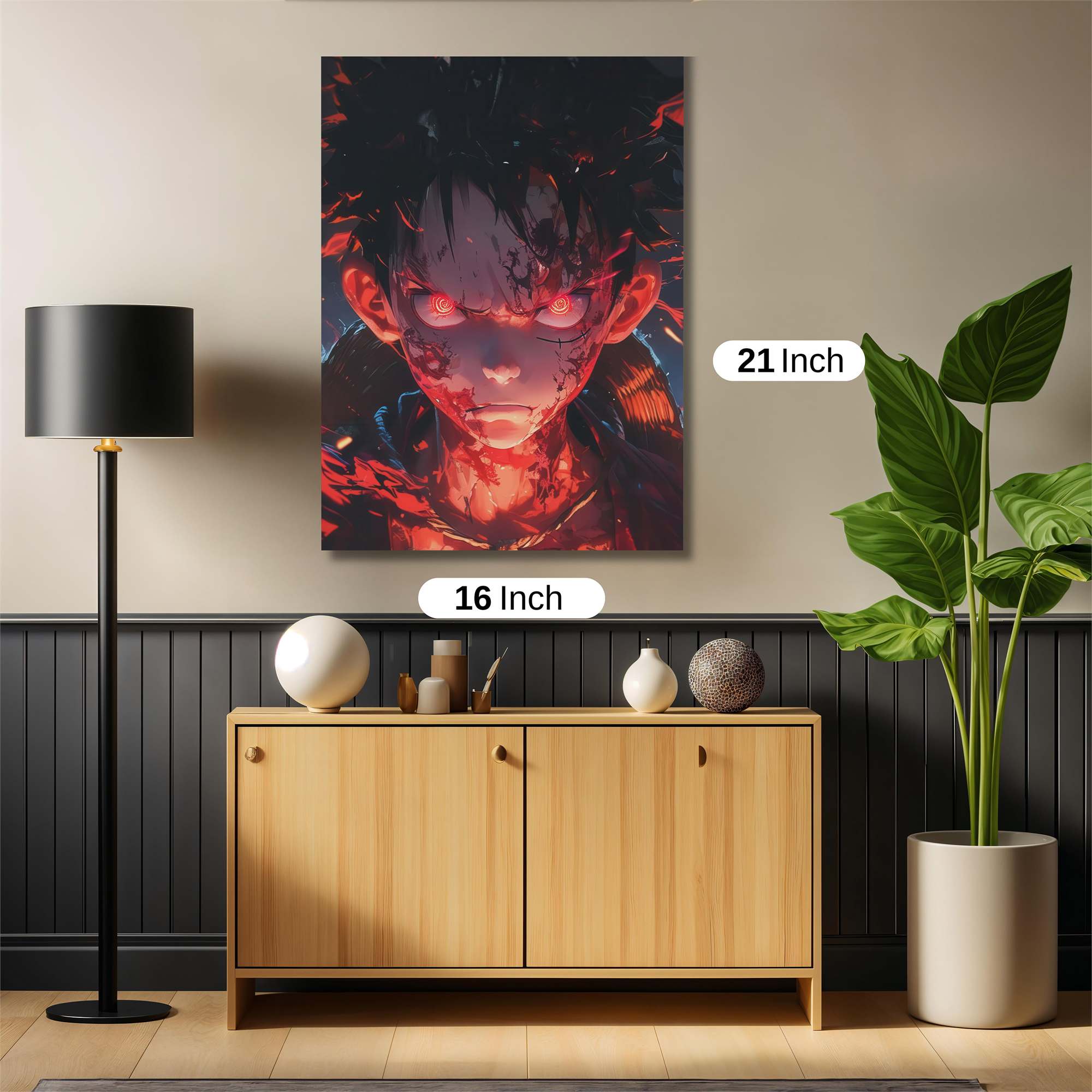 Luffy Inferno Safe Wall Magnetic / M