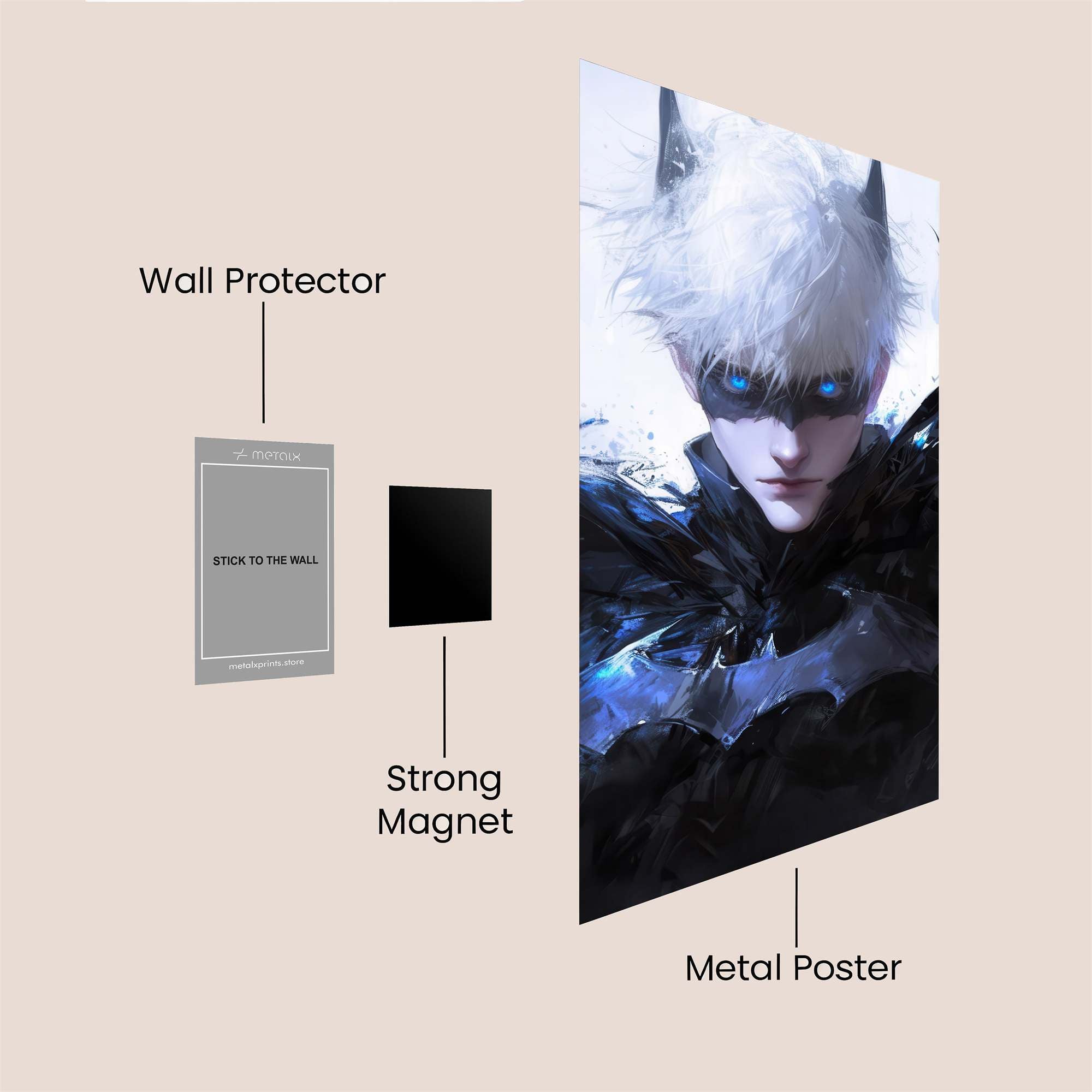 Demon Whimsy Safe Wall Magnetic / M