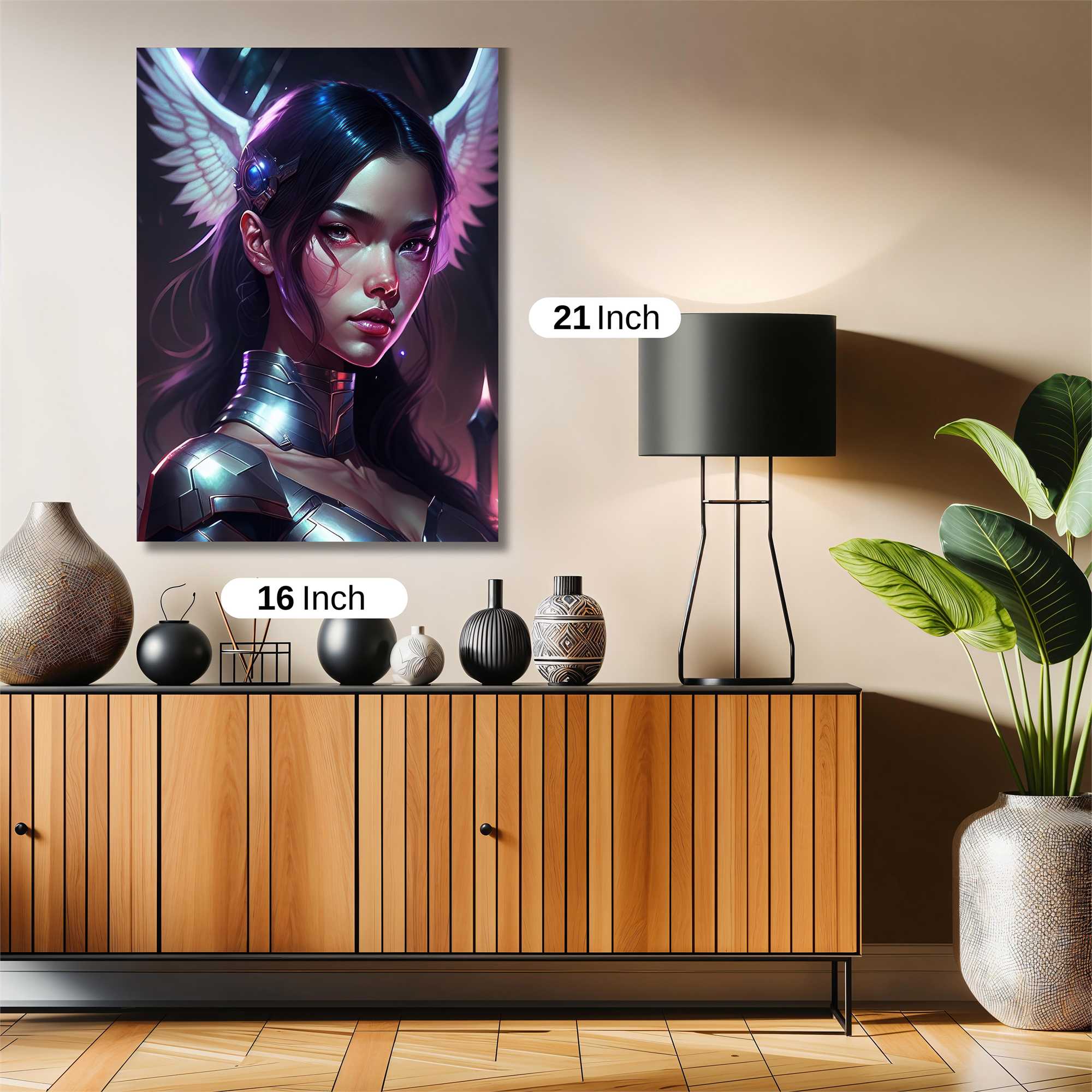 Angel Warrior Safe Wall Magnetic / M