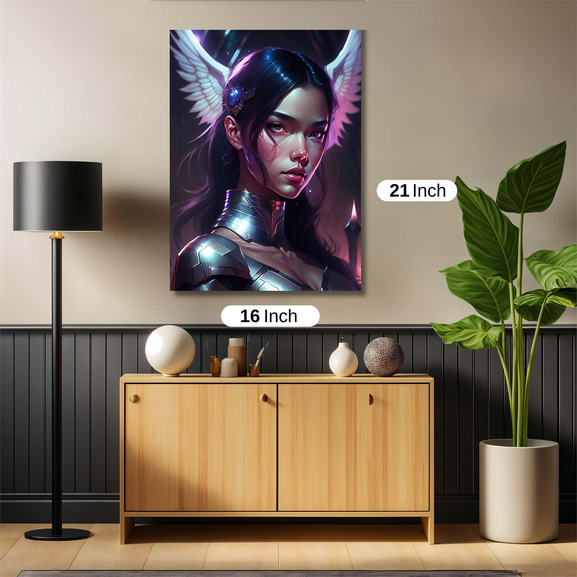 Angel Warrior Safe Wall Magnetic / M