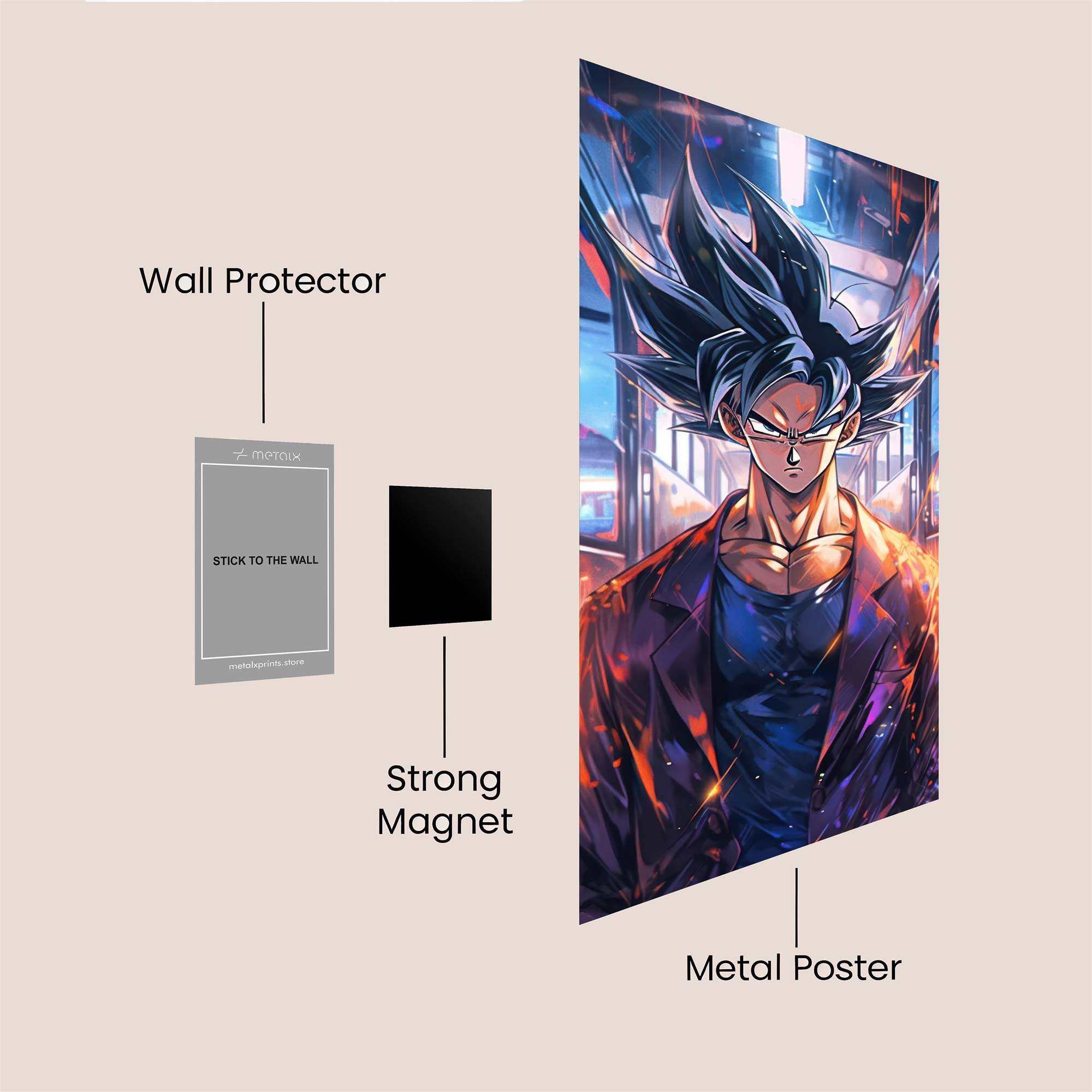 Goku Intense Safe Wall Magnetic / M