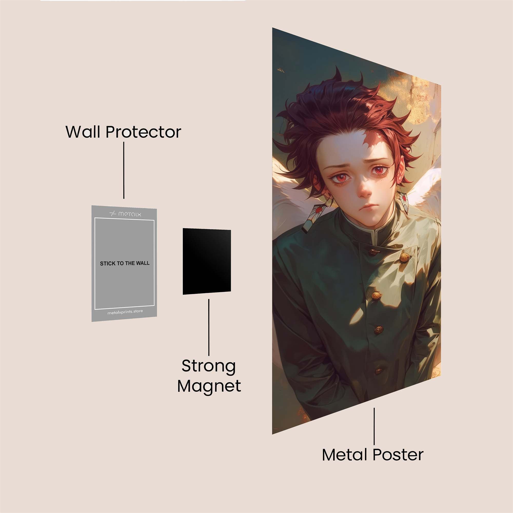 Angel Sorrow Safe Wall Magnetic / M