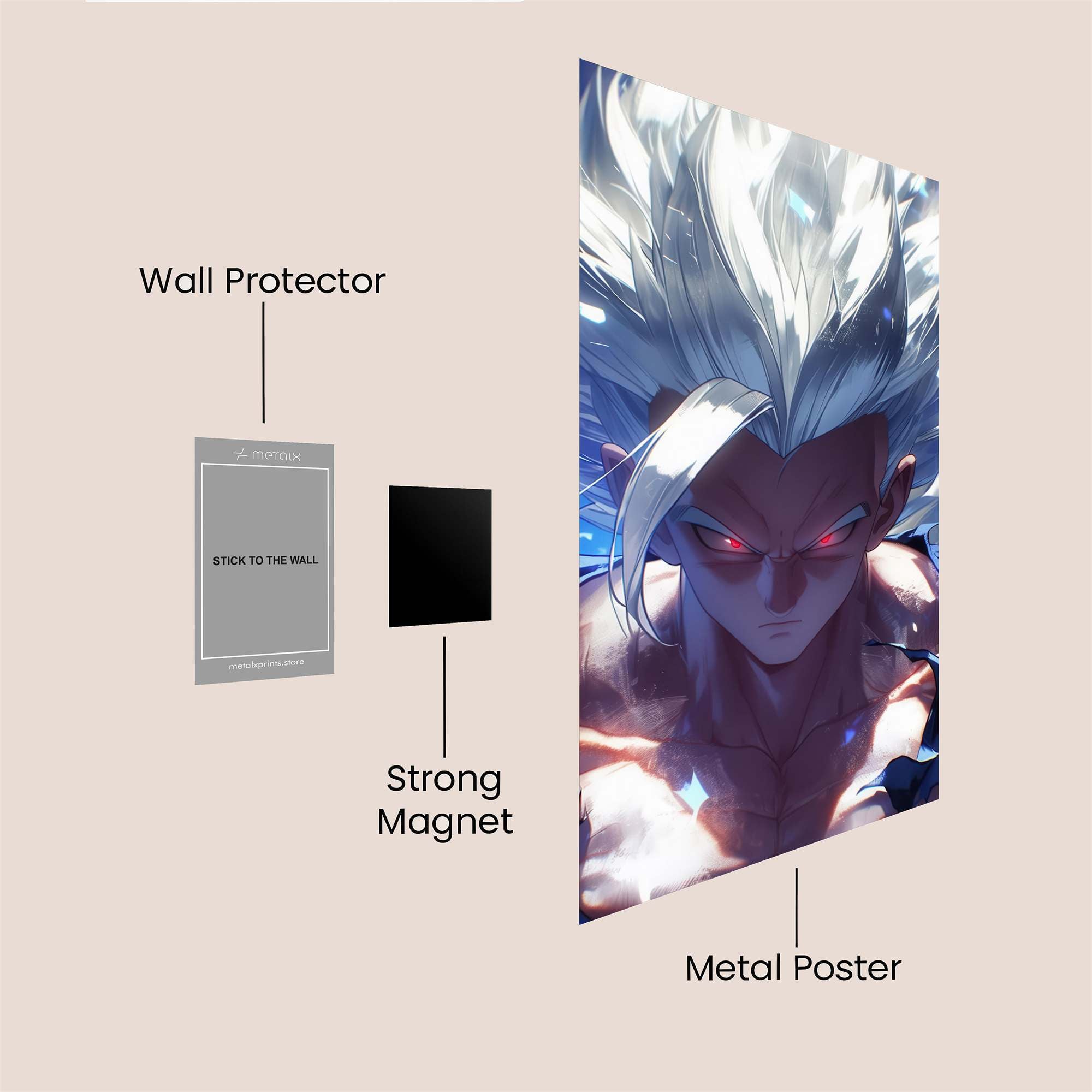 Goku Radiant Safe Wall Magnetic / M