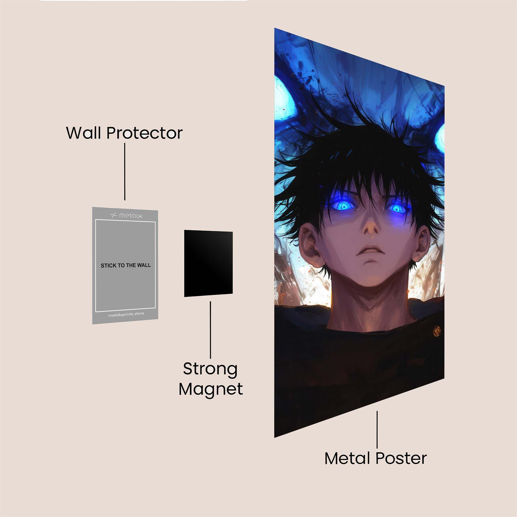 Megumi Menacing Safe Wall Magnetic / M