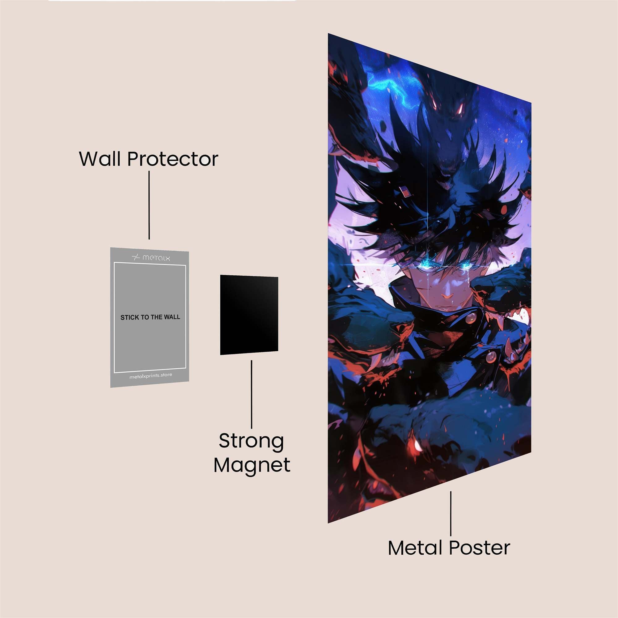 Megumi Menacing Safe Wall Magnetic / M