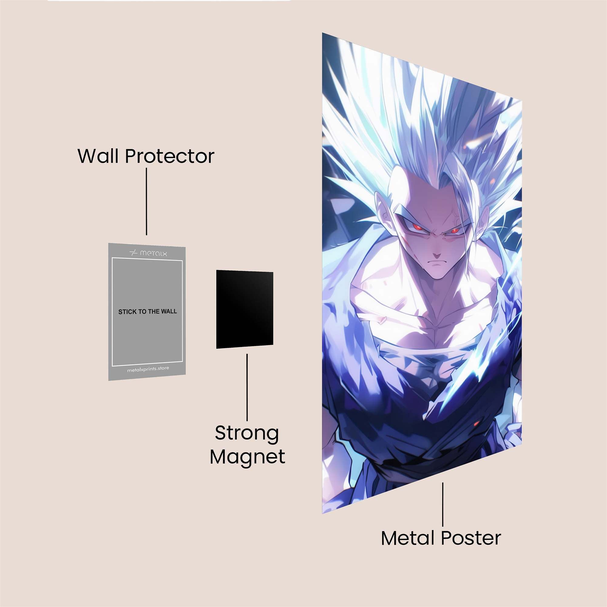 Goku Radiant Safe Wall Magnetic / M