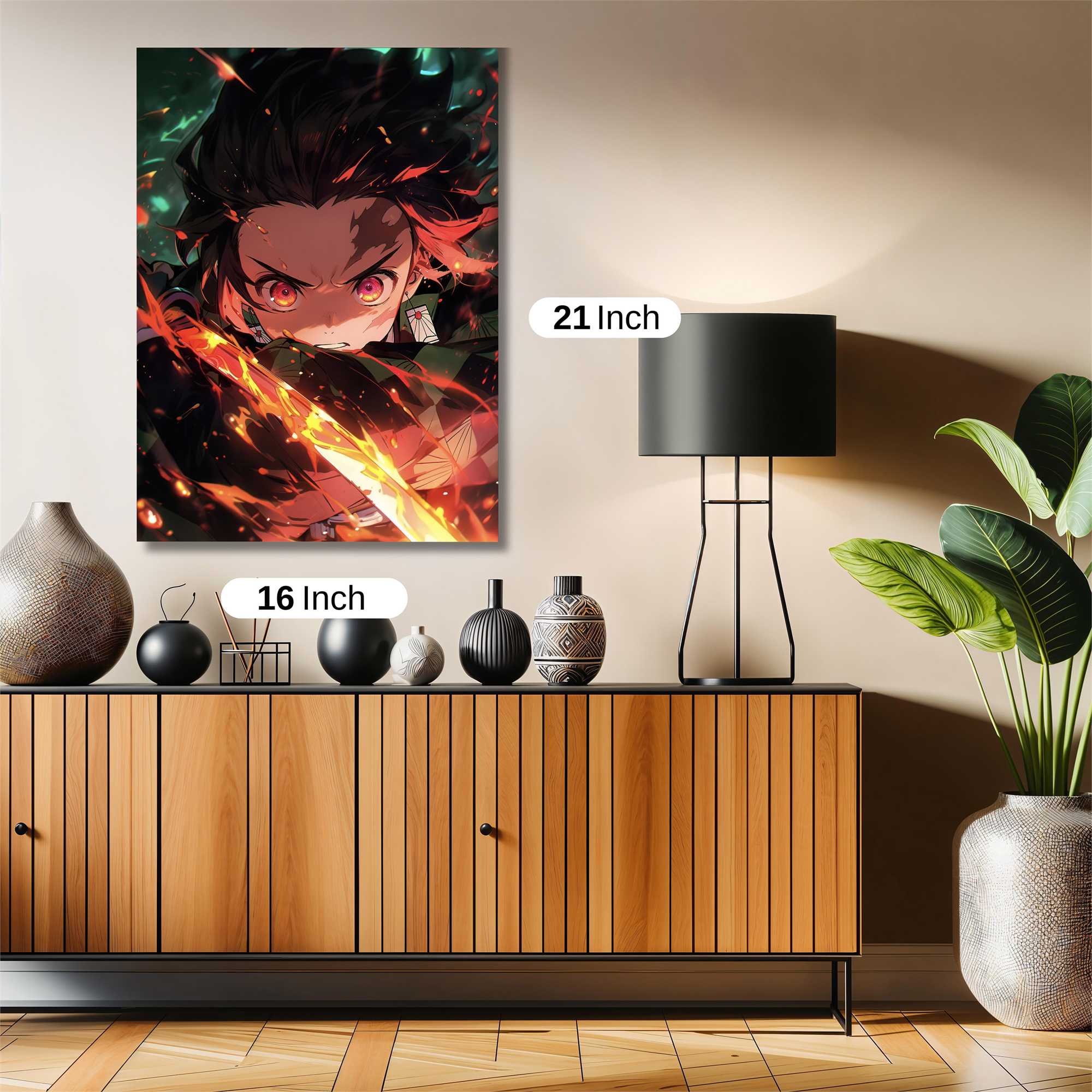 Tanjiro Inferno Safe Wall Magnetic / M