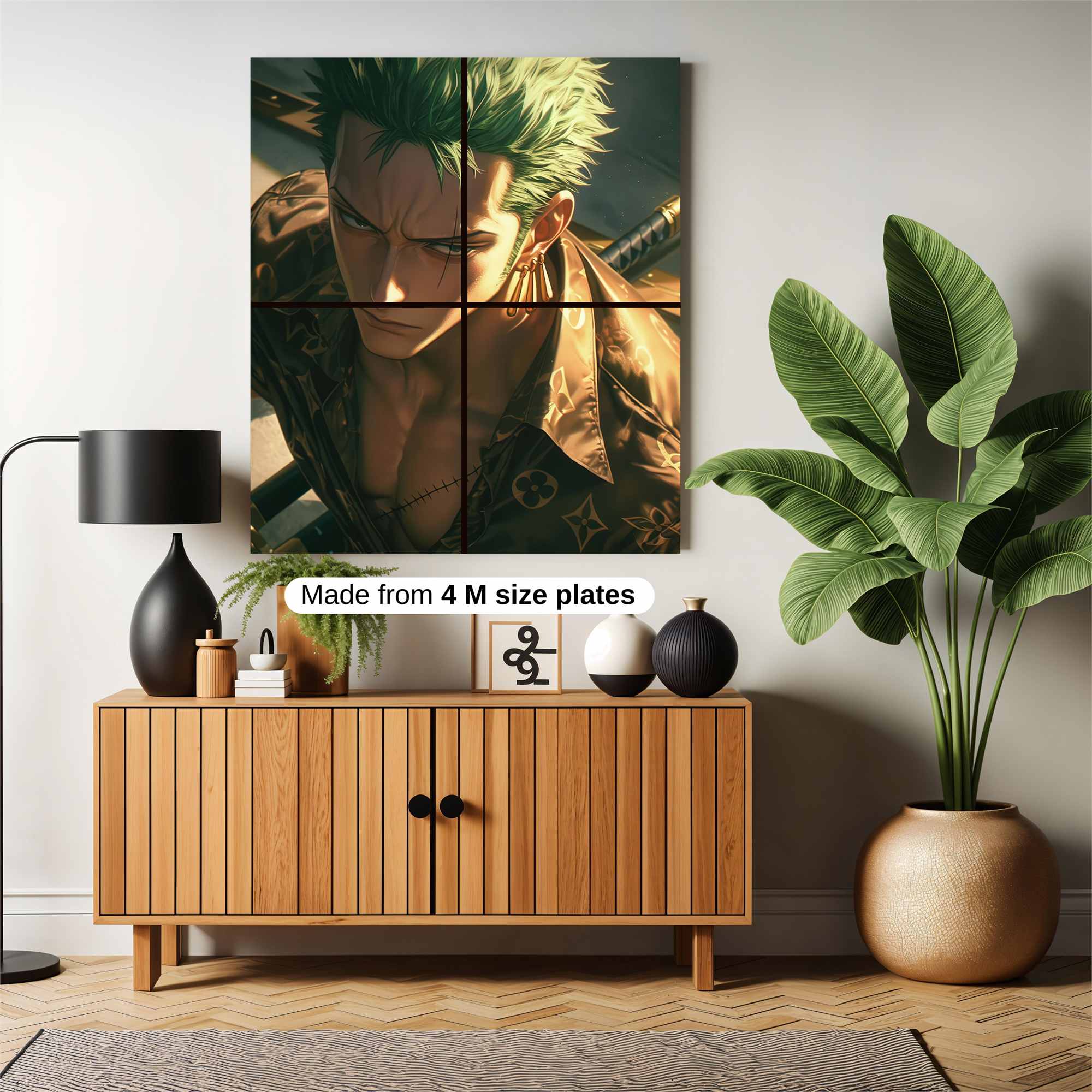 Roronoa Rebellious Safe Wall Magnetic / M