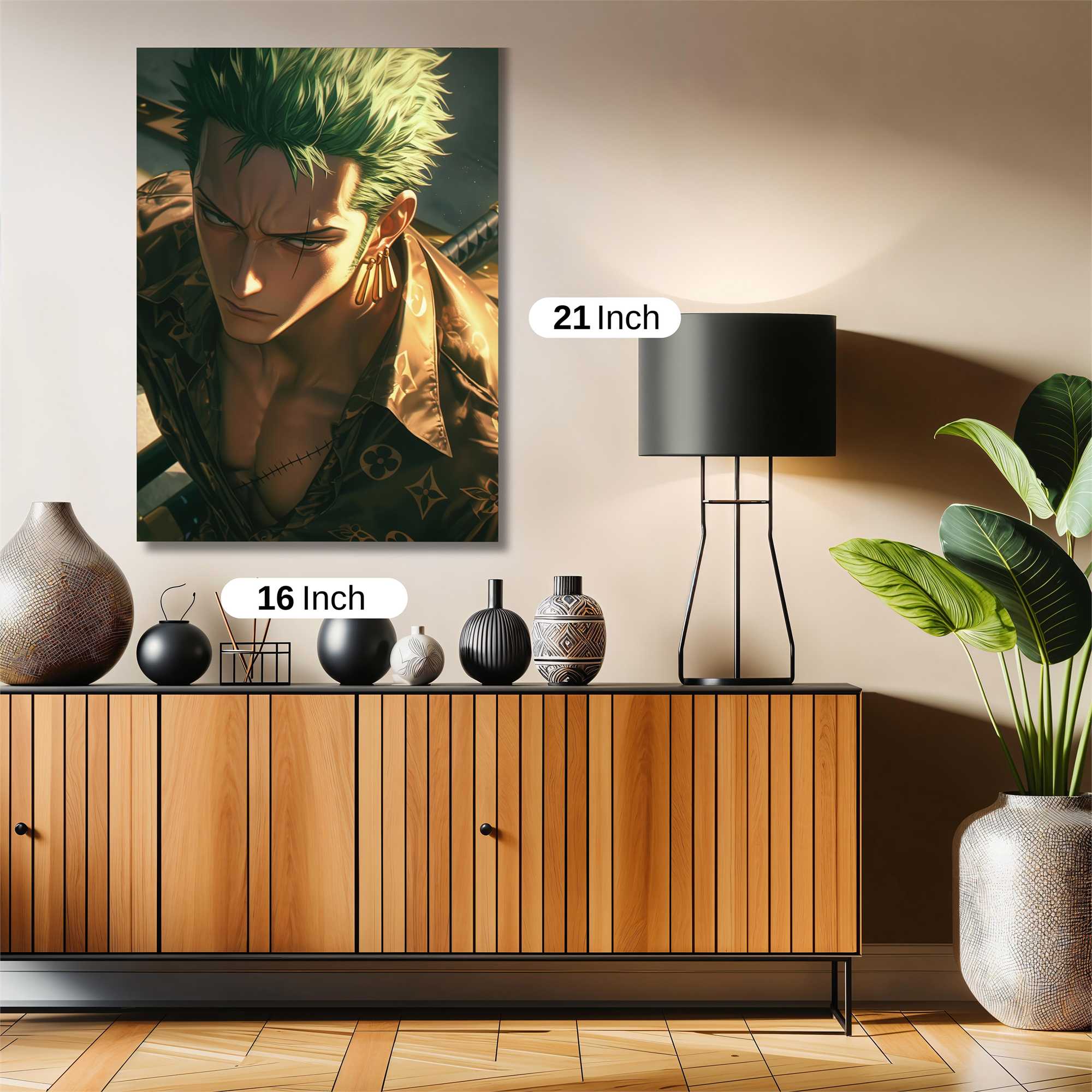 Roronoa Rebellious Safe Wall Magnetic / M