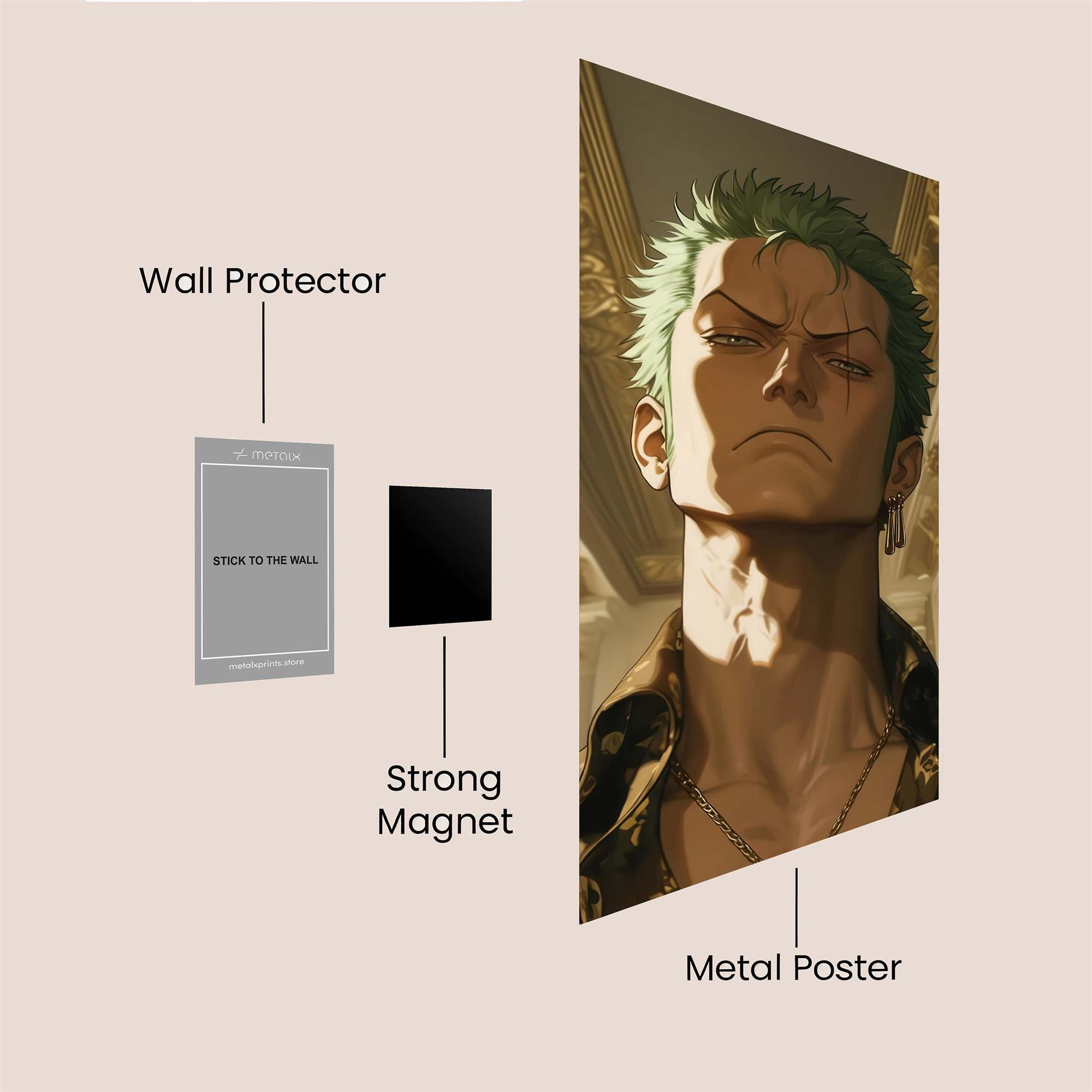 Zoro Regal Safe Wall Magnetic / M