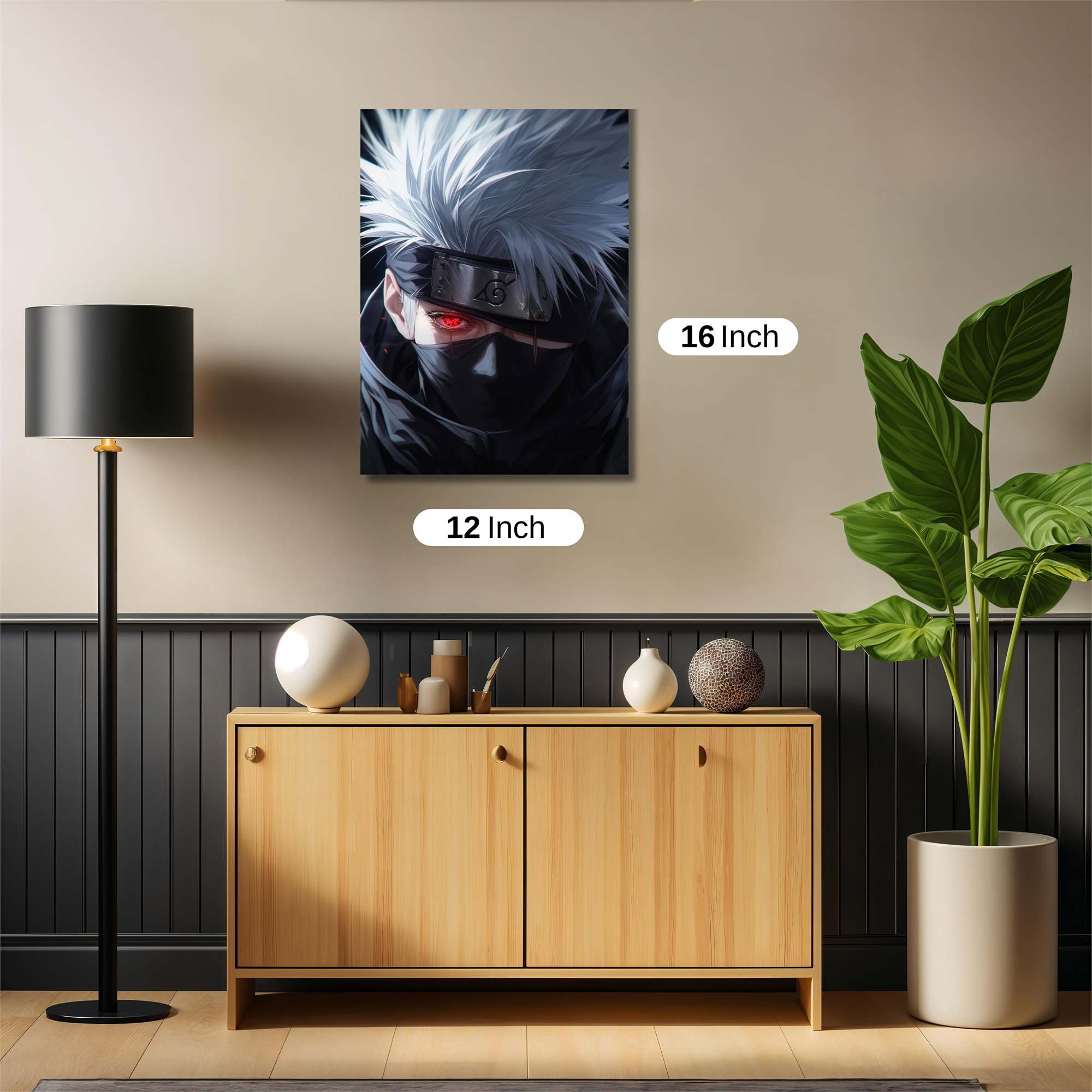 Kakashi Menacing Safe Wall Magnetic / M