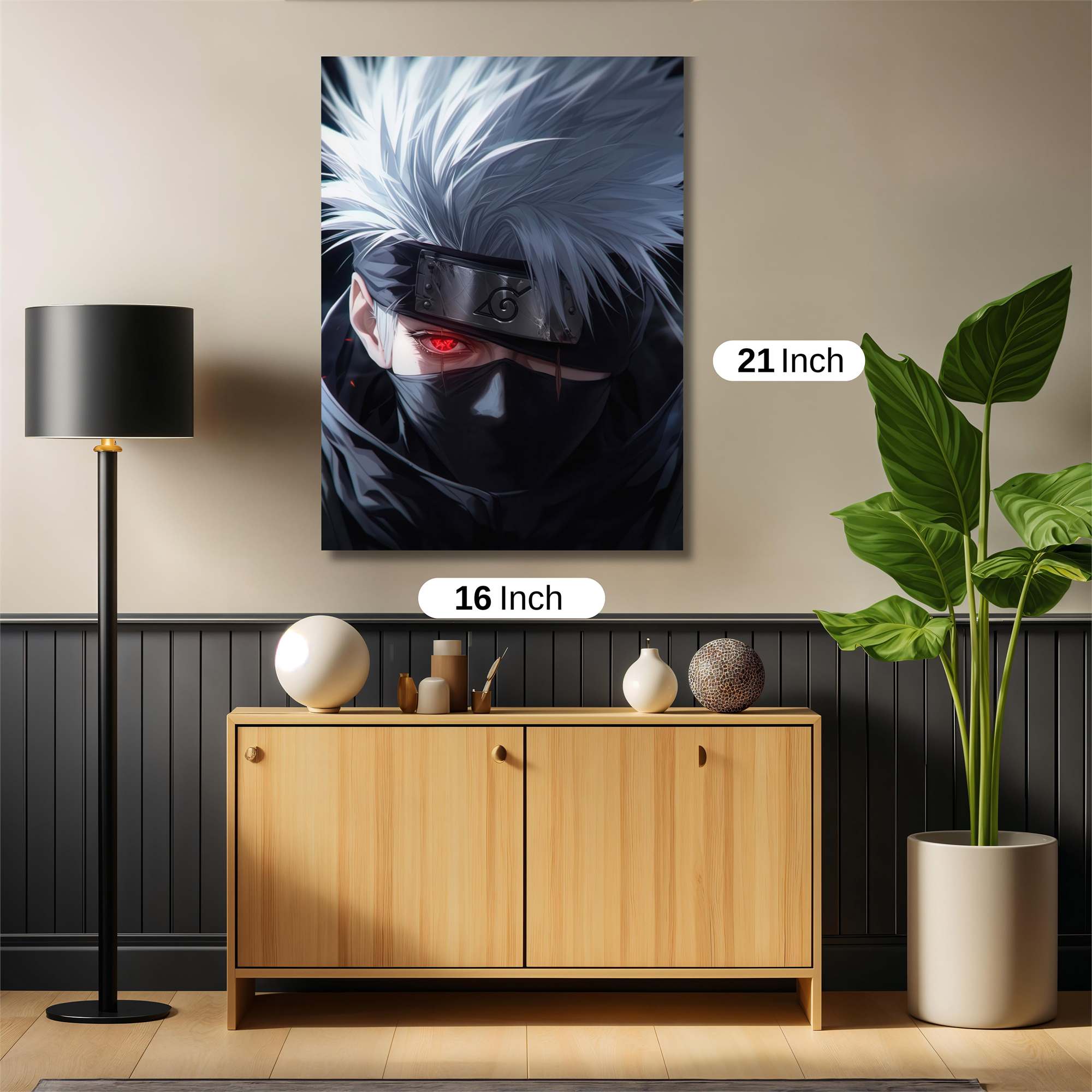 Kakashi Menacing Safe Wall Magnetic / M