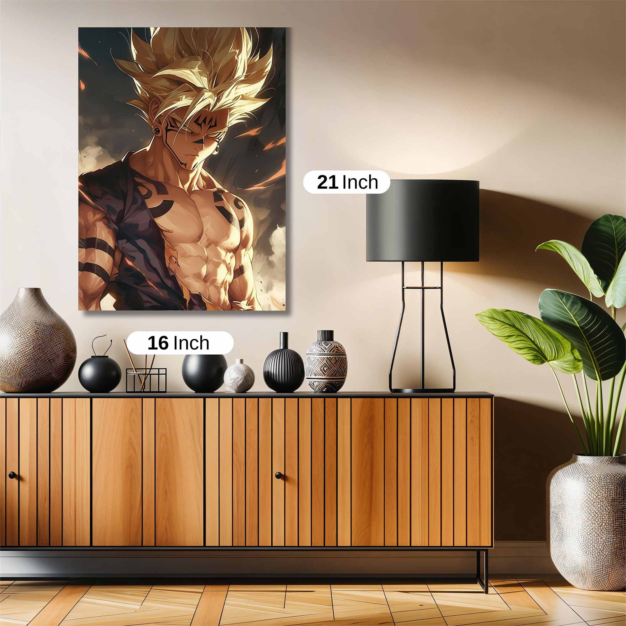 Goku Ferocious Safe Wall Magnetic / M