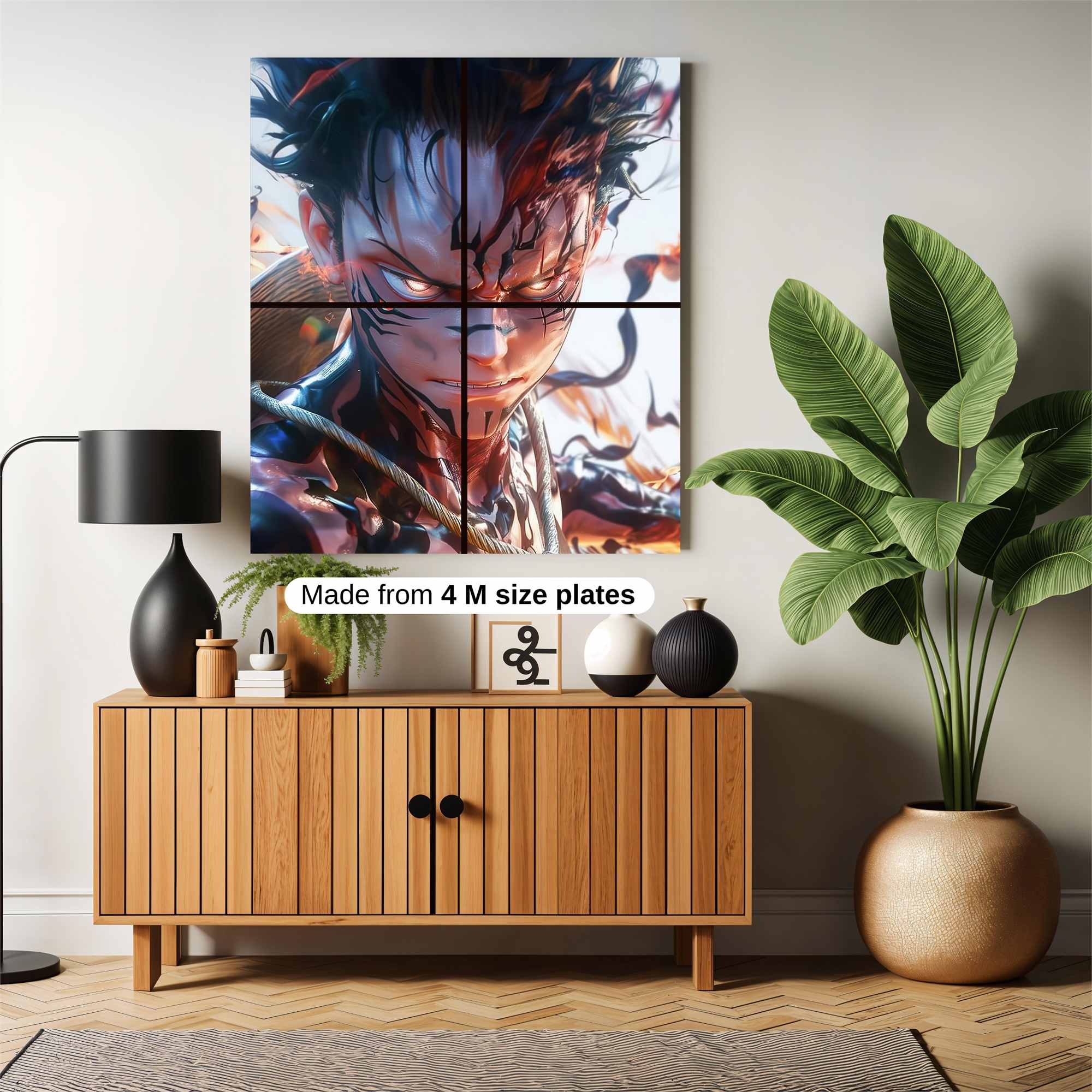 Luffy Unleashed Safe Wall Magnetic / M