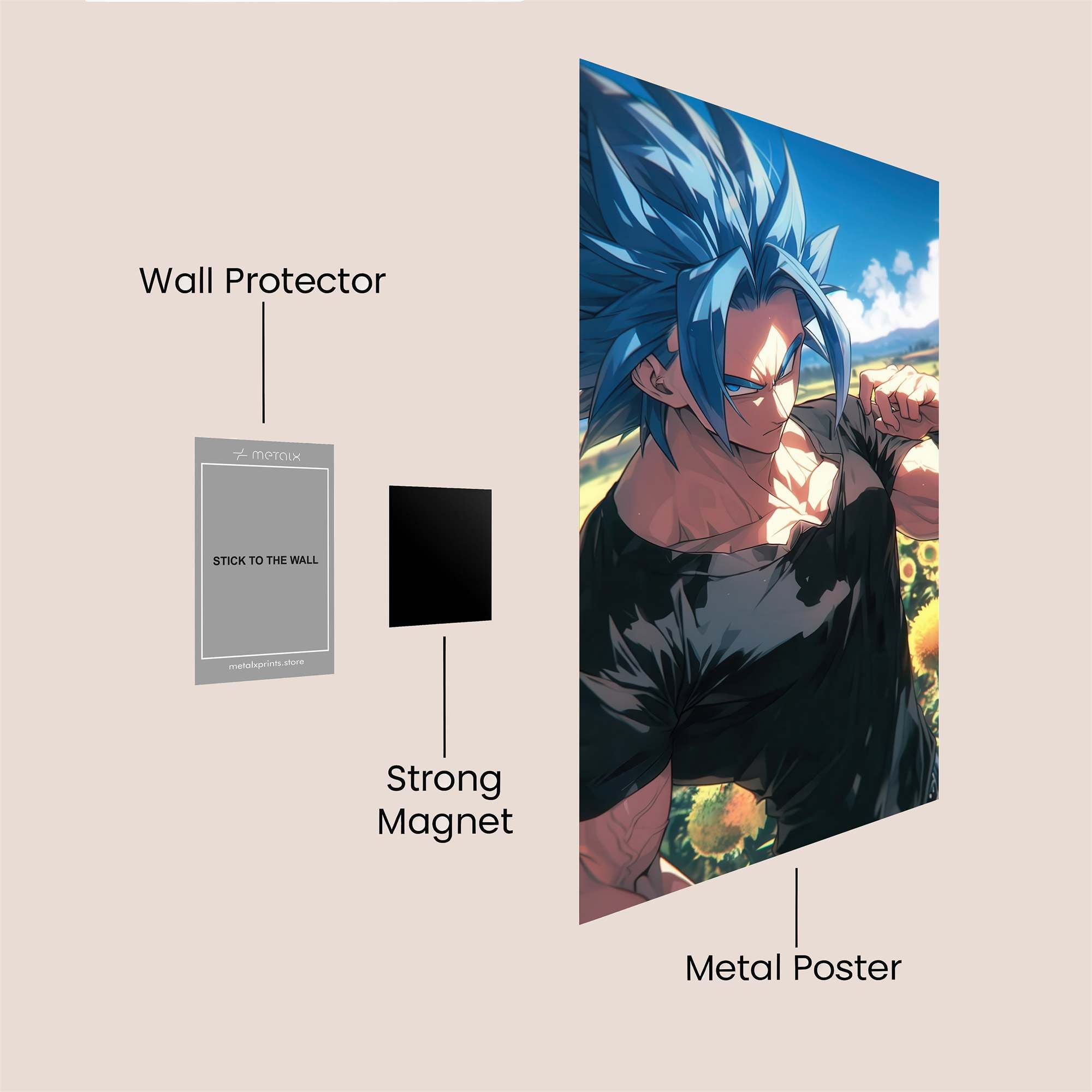 Goku Radiant Safe Wall Magnetic / M