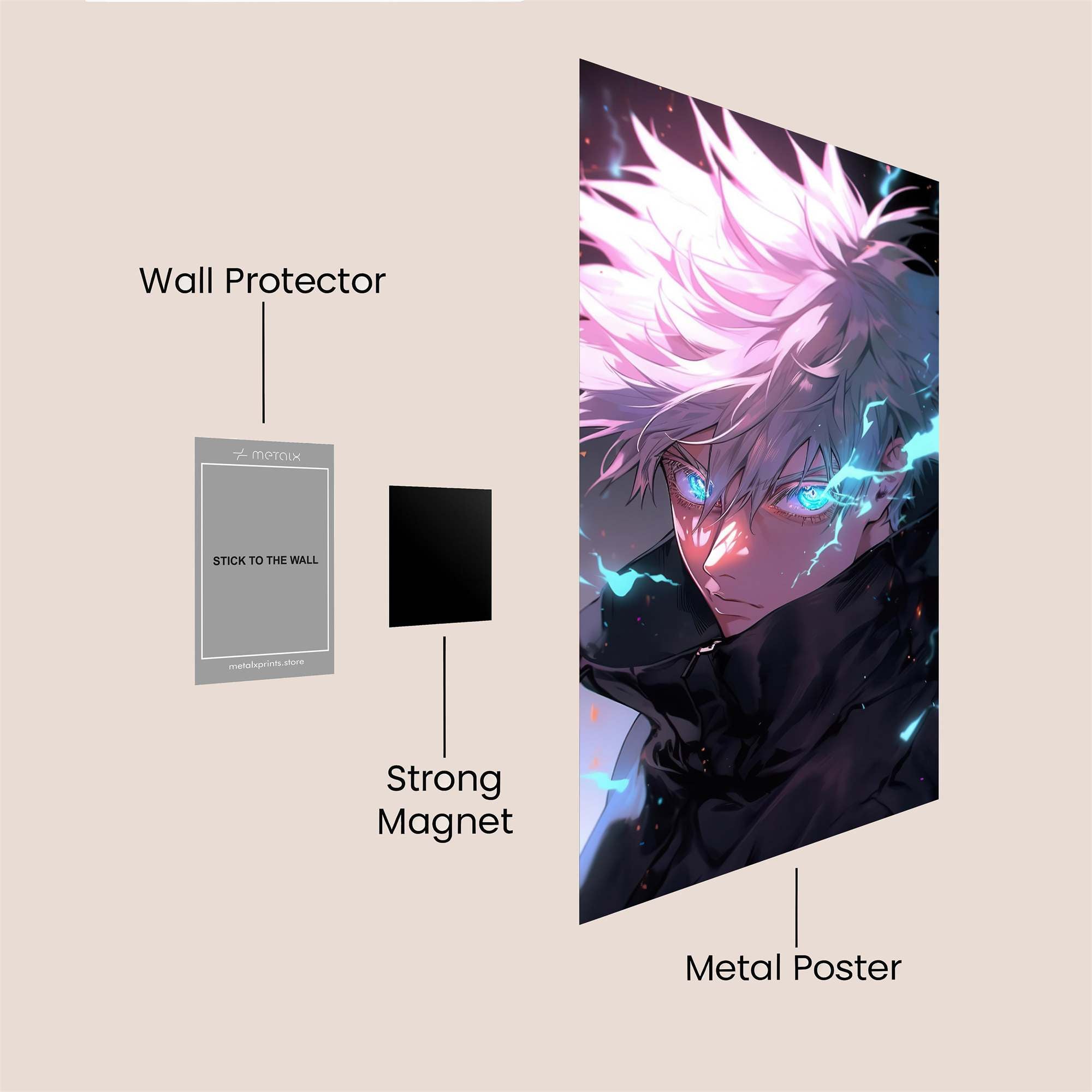 Gojo Ethereal Safe Wall Magnetic / M