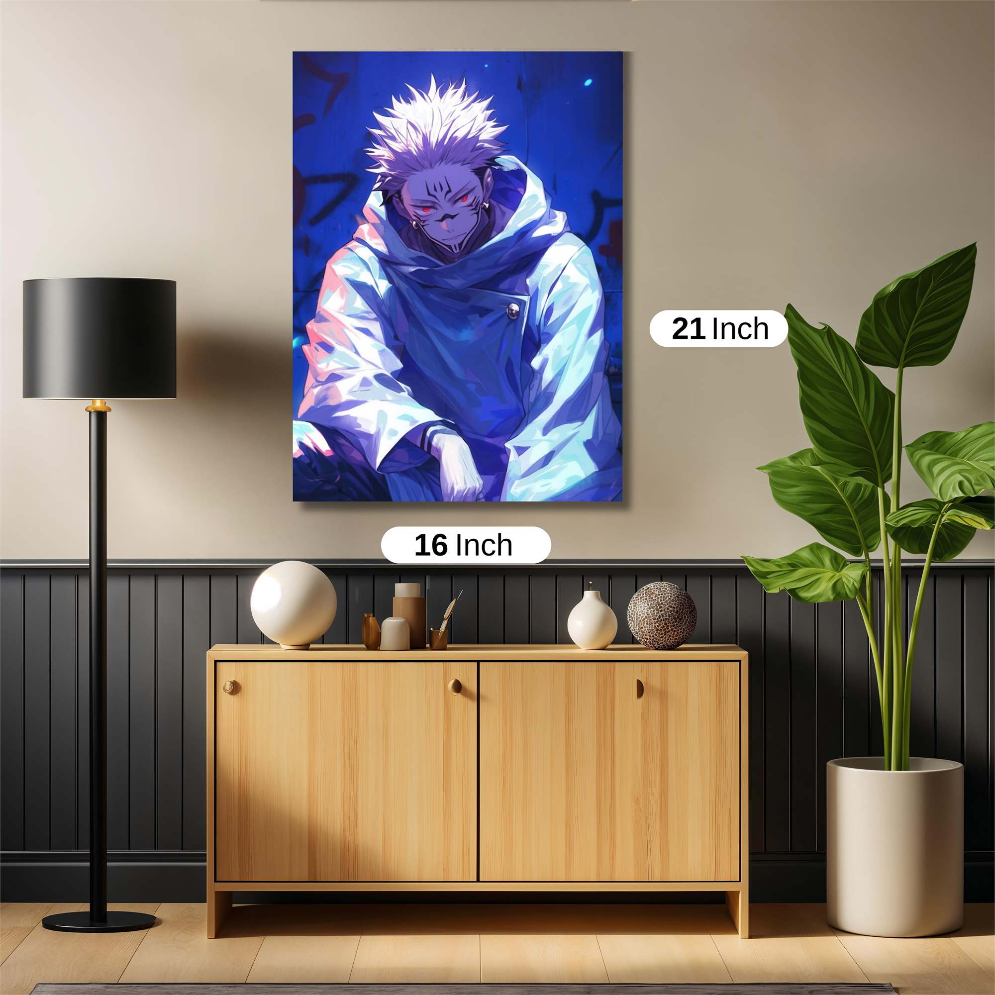 Sukuna Sinister Safe Wall Magnetic / M