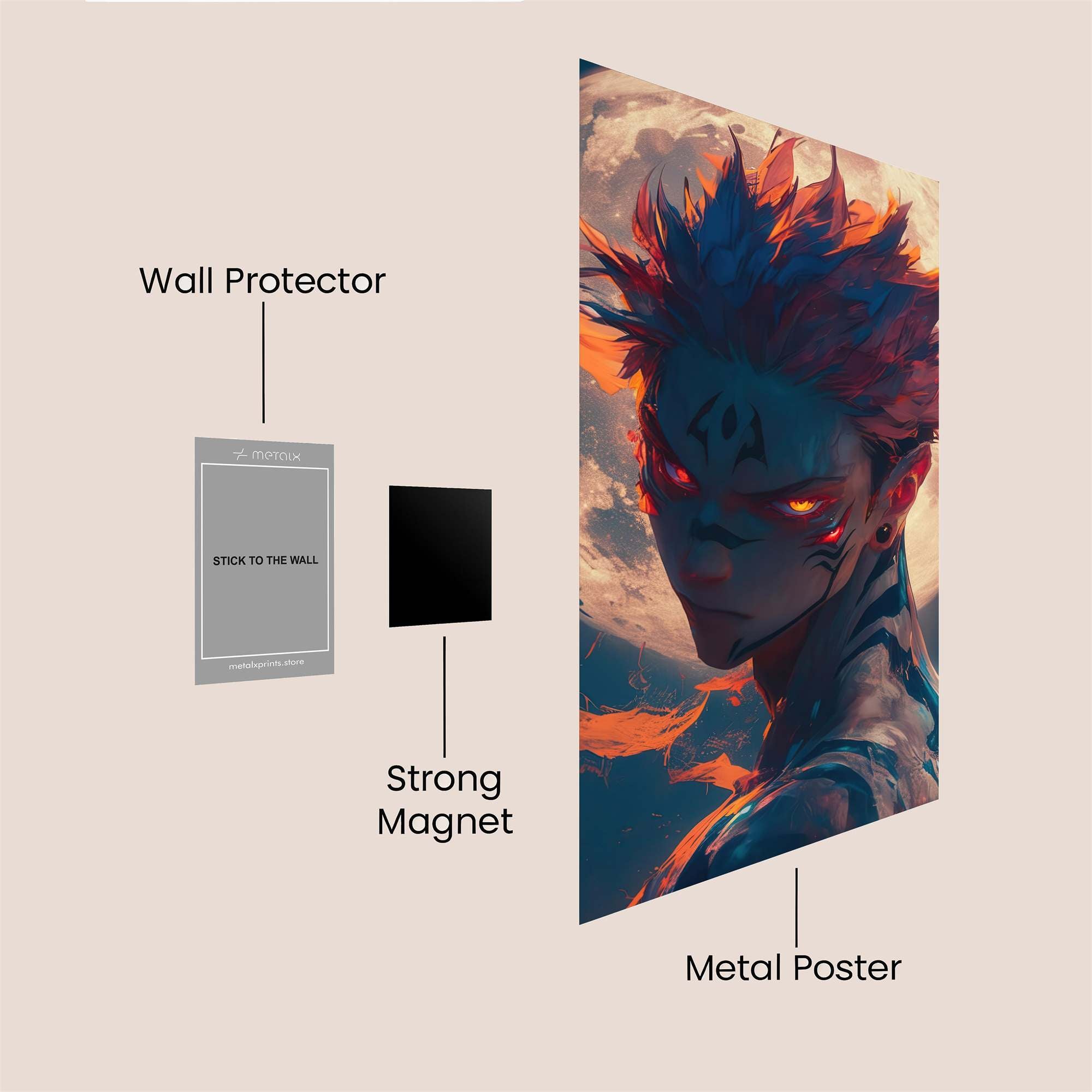 Renji Fierce Safe Wall Magnetic / M