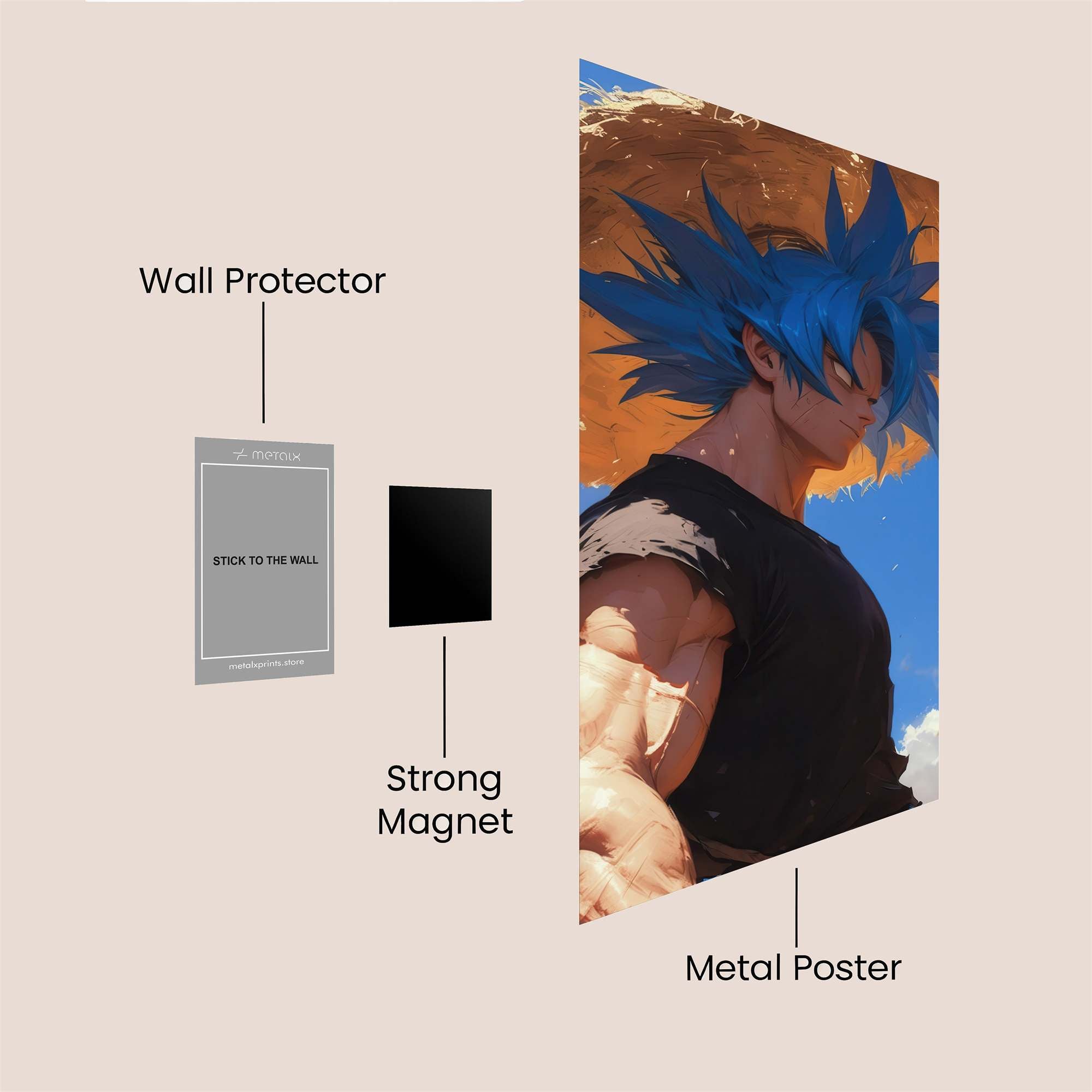 Goku Serene Safe Wall Magnetic / M